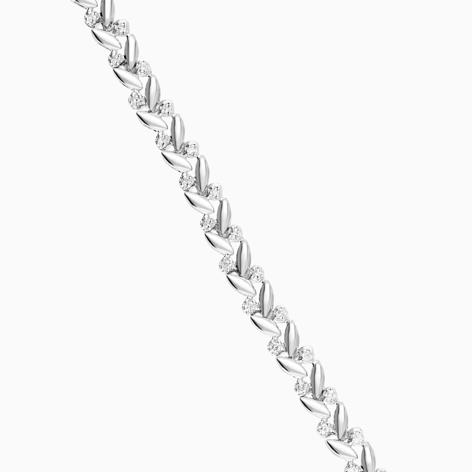 Diamond bracelet 1.00ct 18K white gold
