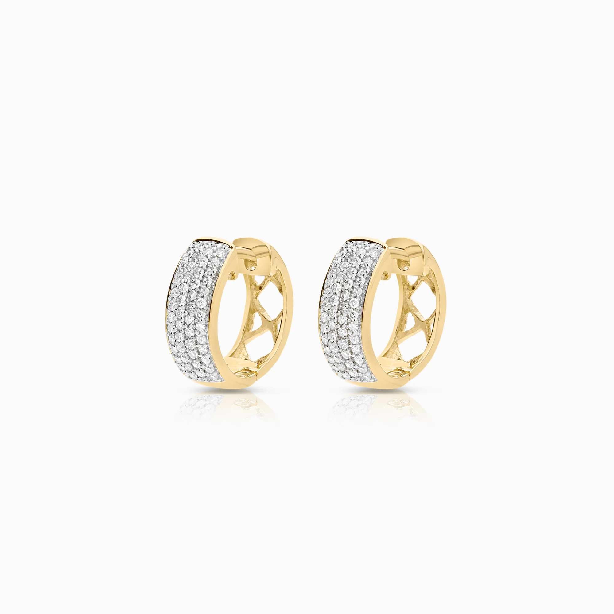 Diamond Hoops 0.30ct 18K gold