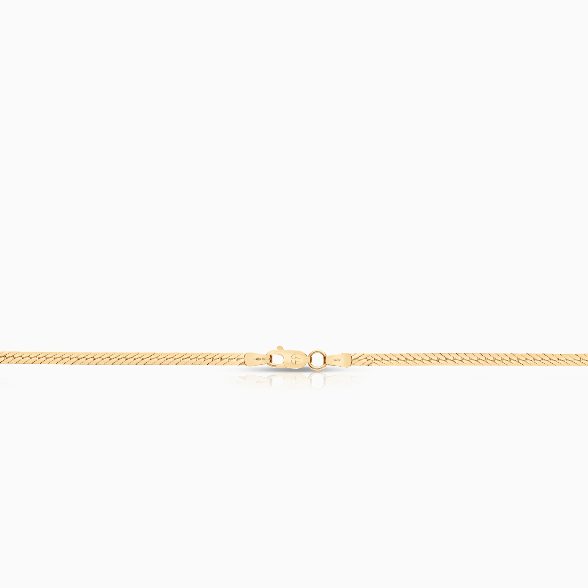 Diamond necklace 0.13ct 18K gold - Image 2