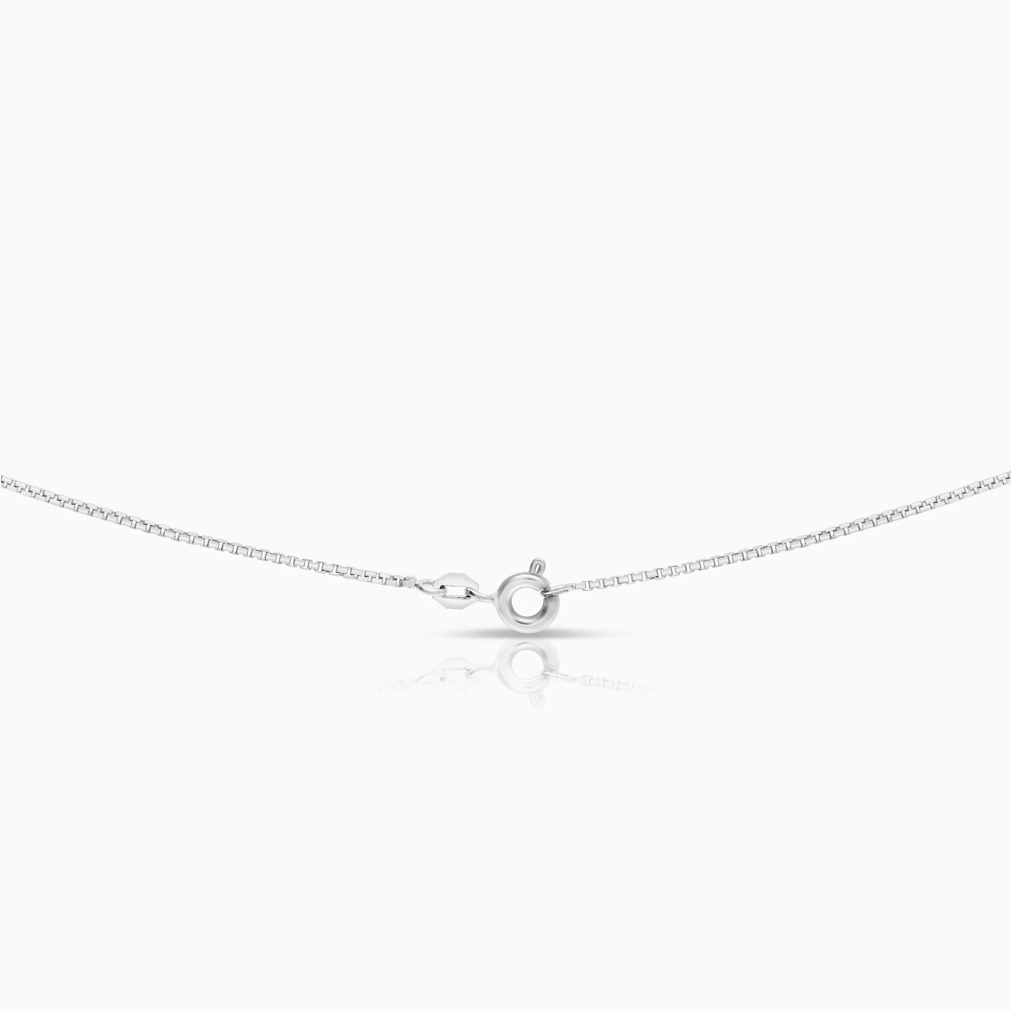 Diamond necklace 0.21ct 18K white gold - Image 4