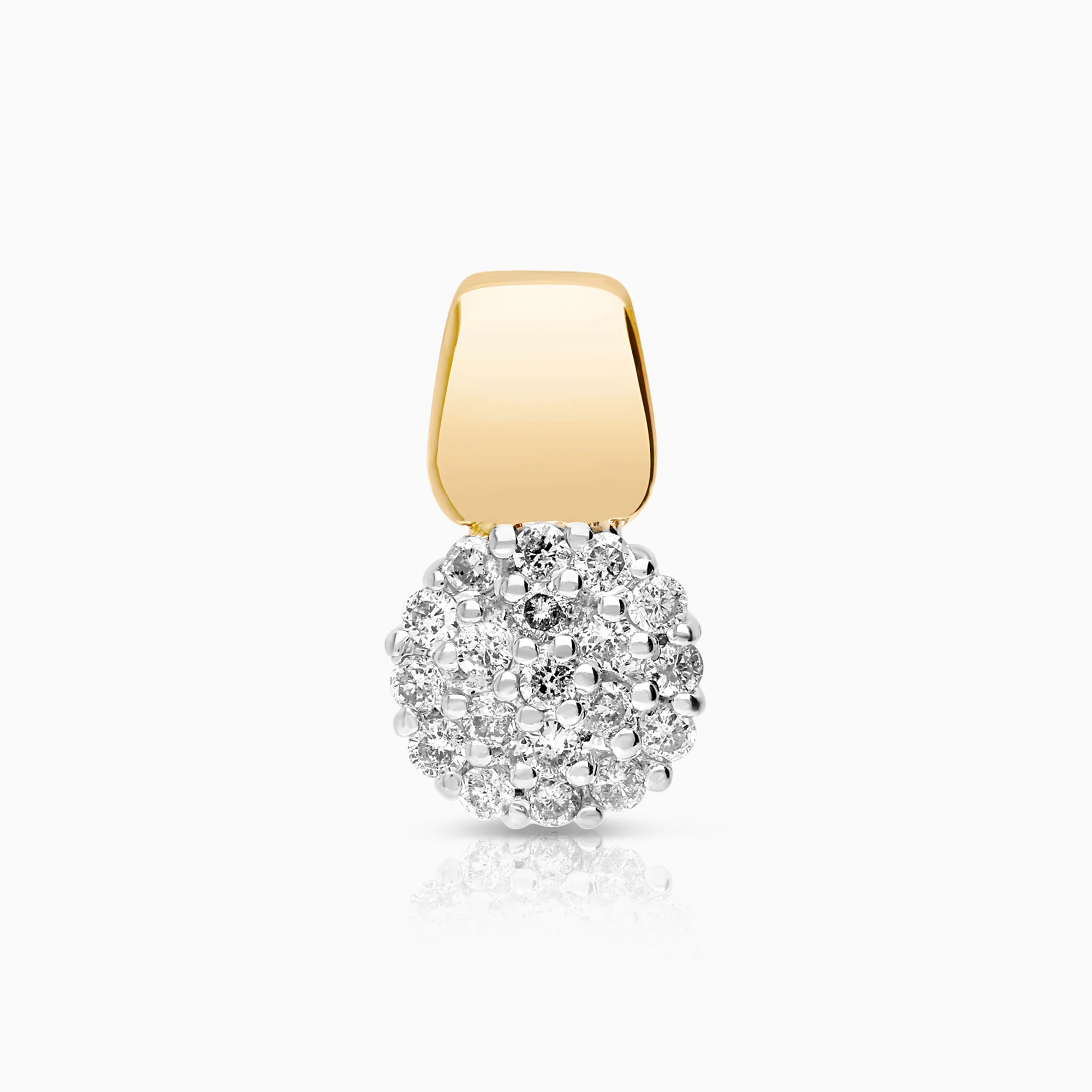Diamond pendant 0.20ct 18K gold