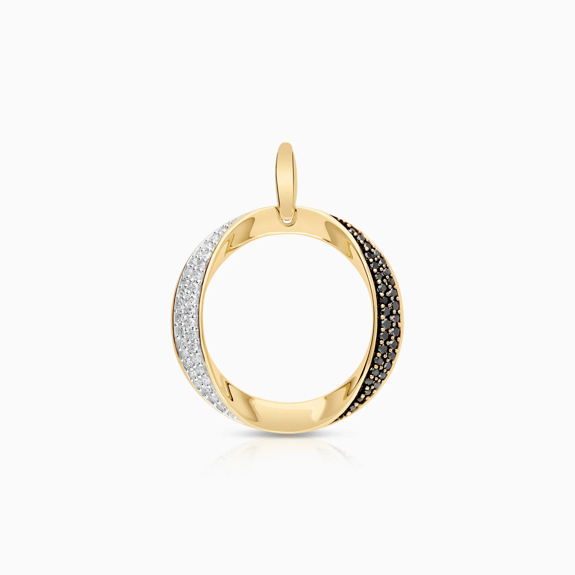 Diamond pendant 0.35ct 14K gold