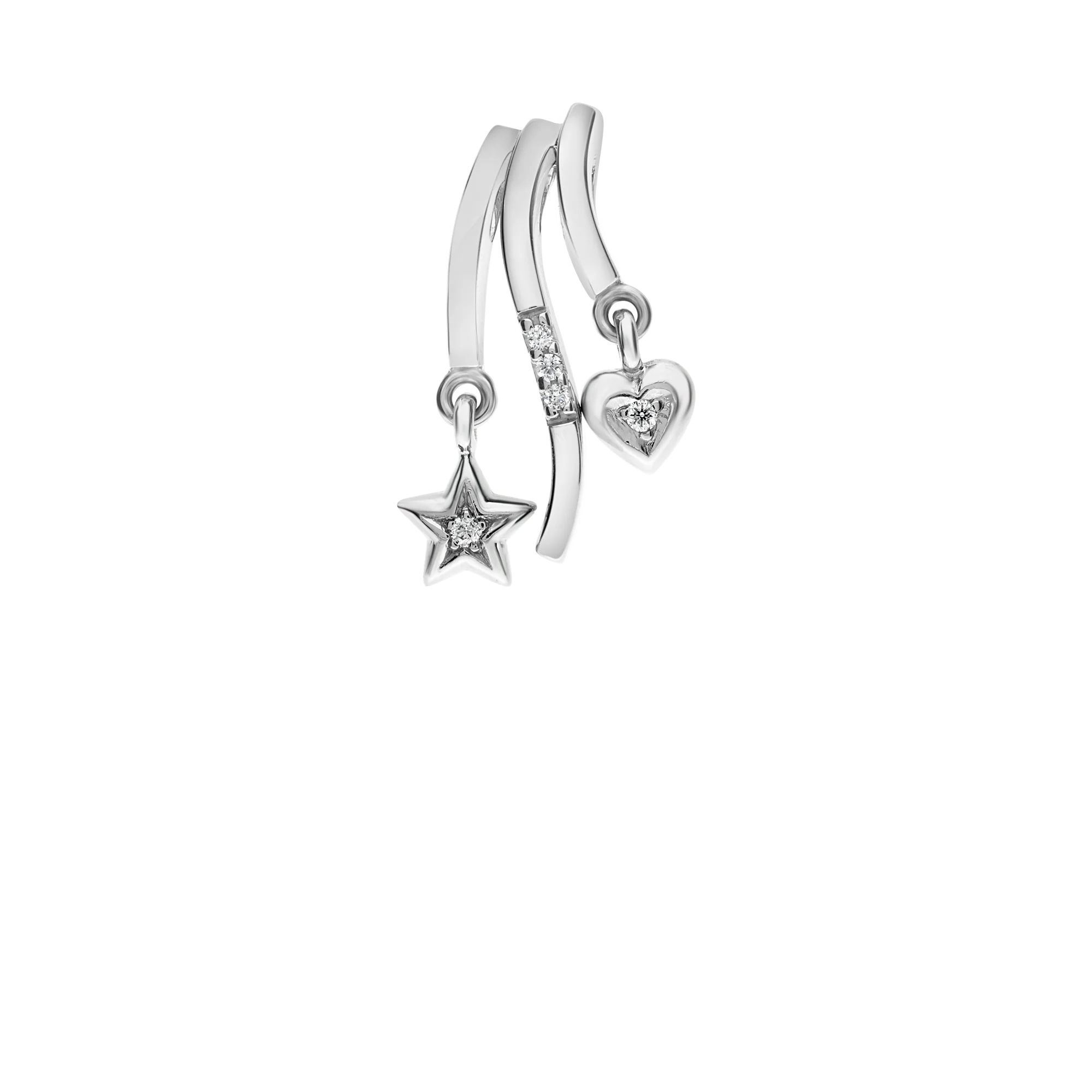 Diamond Pendant 0.04ct 18K White Gold - Image 2