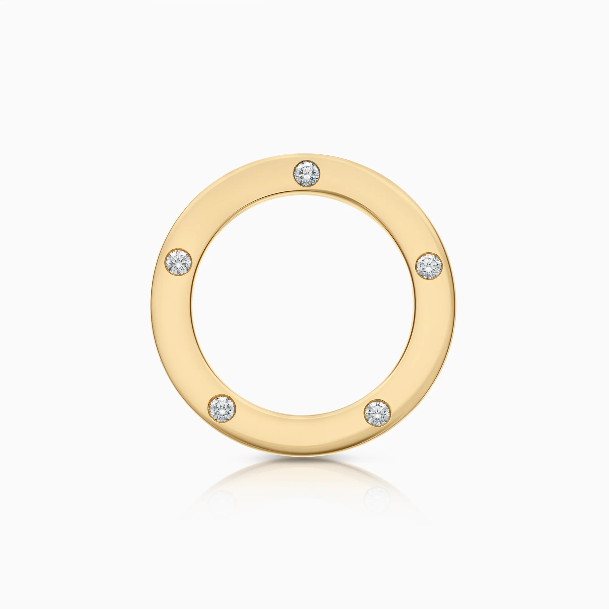 Diamond pendant 0.15ct 18K gold
