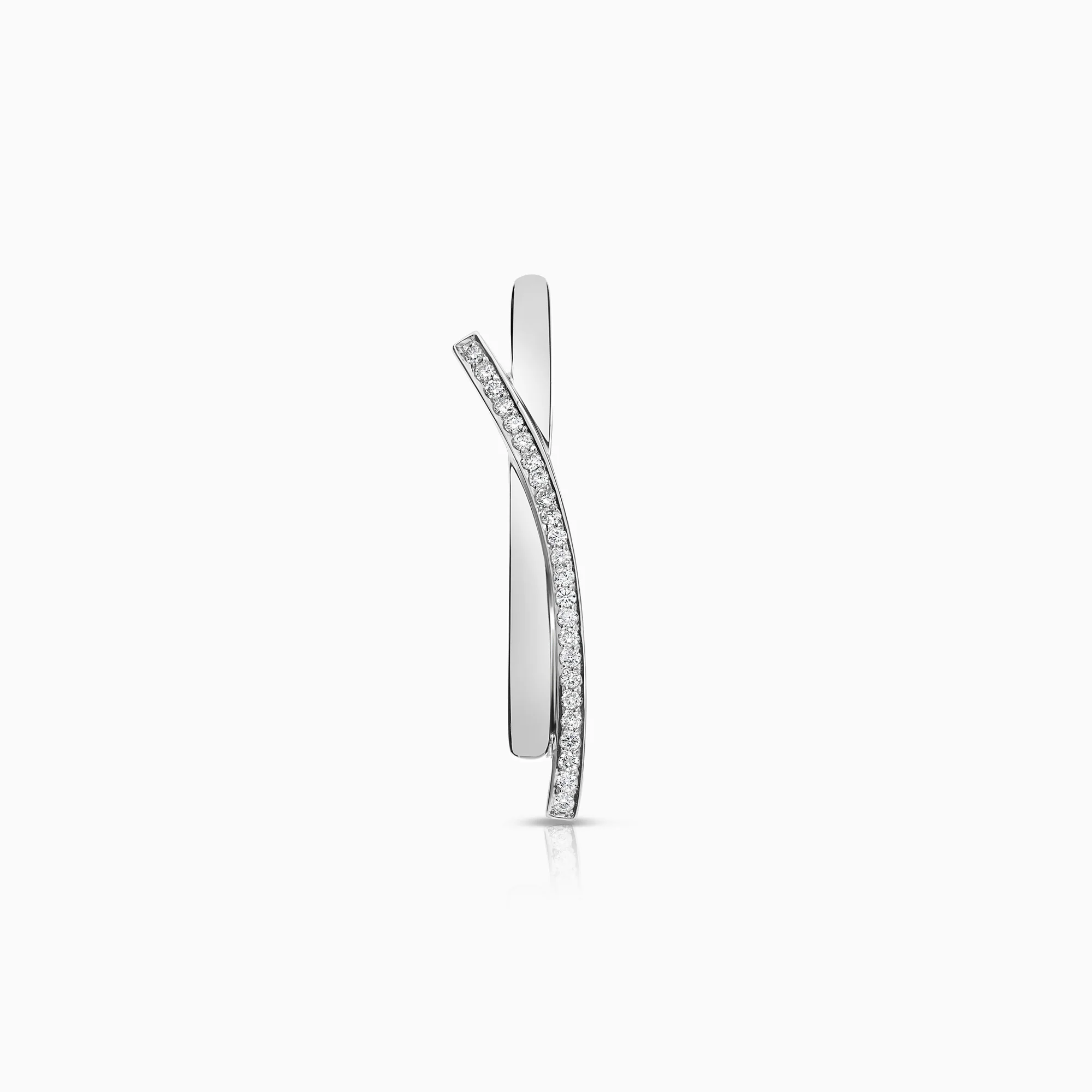 Diamond pendant 0.30ct 18K white gold