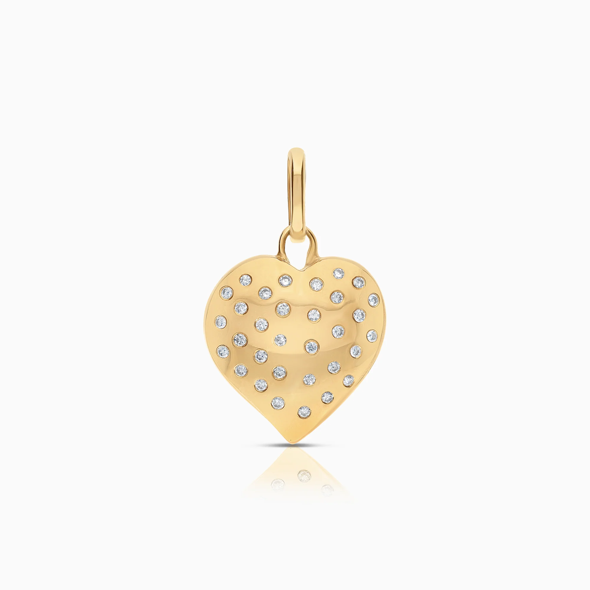 Diamond pendant 0.32ct 18K gold