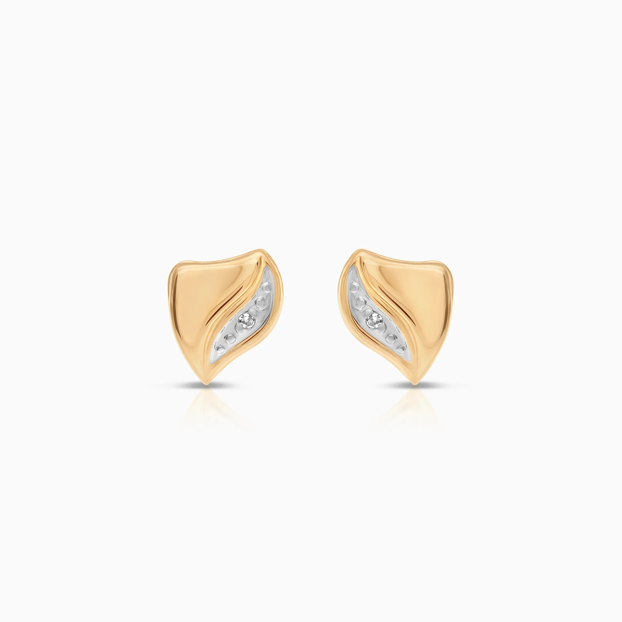 Diamond earring 0.02ct 18K gold