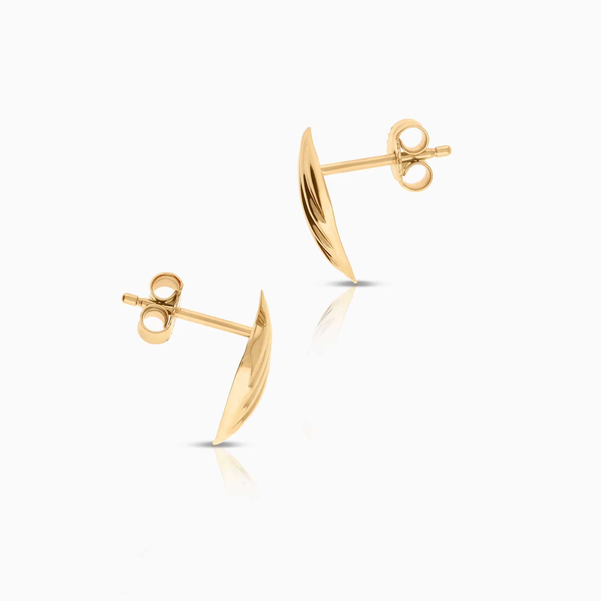 Diamond earrings 0.01ct 18K gold - Image 2