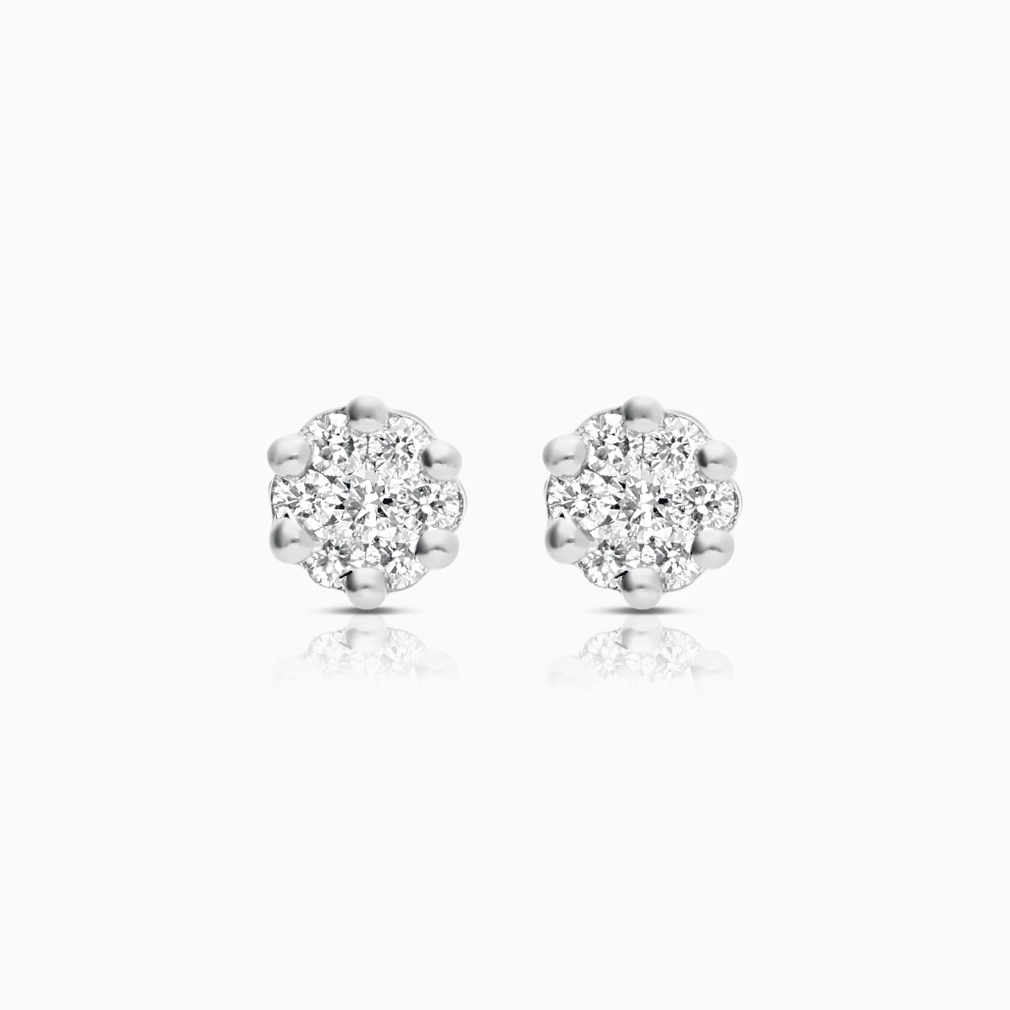 Diamond earrings 0.20ct 18K gold