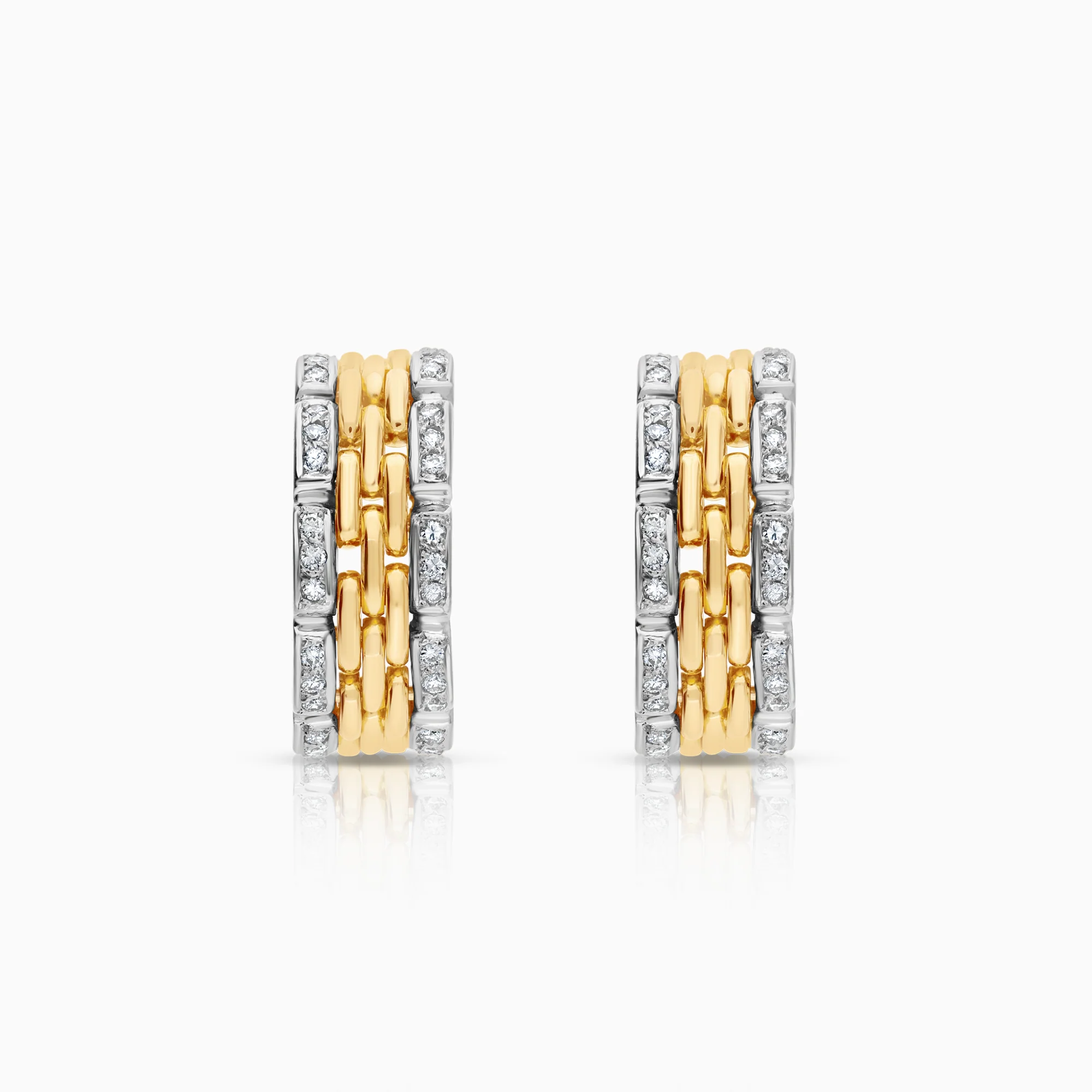 Diamond earrings 0.60ct 18K gold