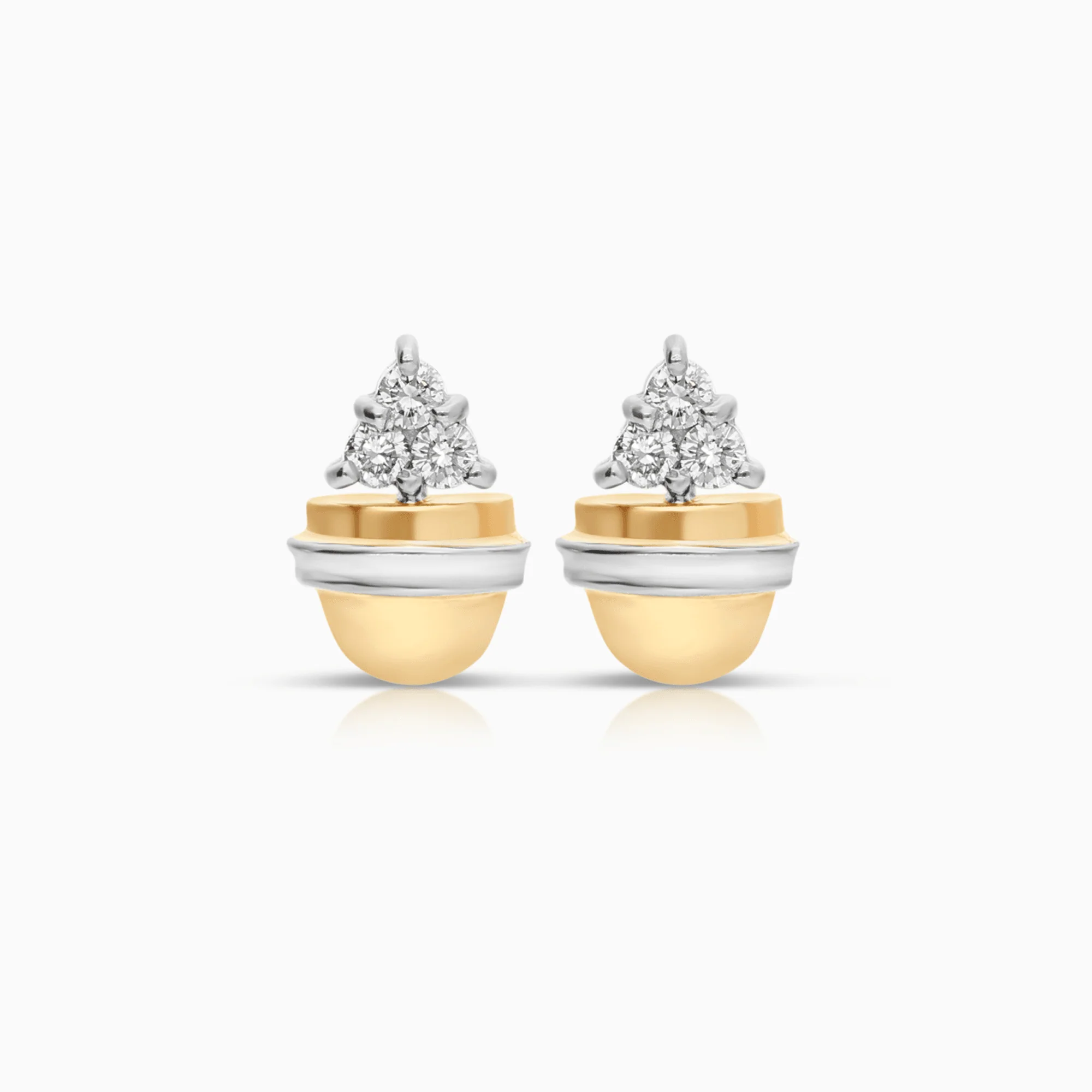 Diamond Earrings 0.12ct 14K Gold