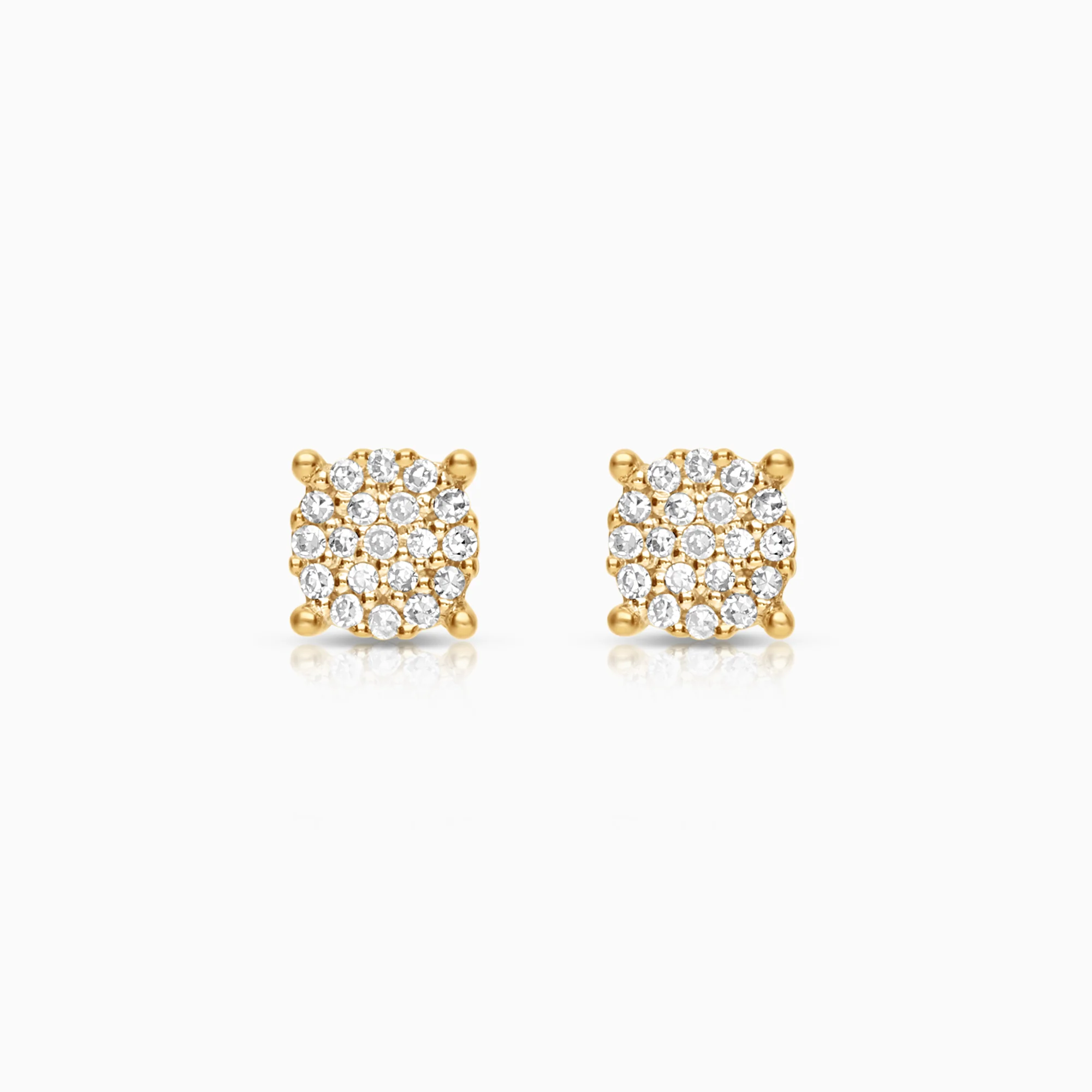 Diamond earrings 0.15ct 18K gold