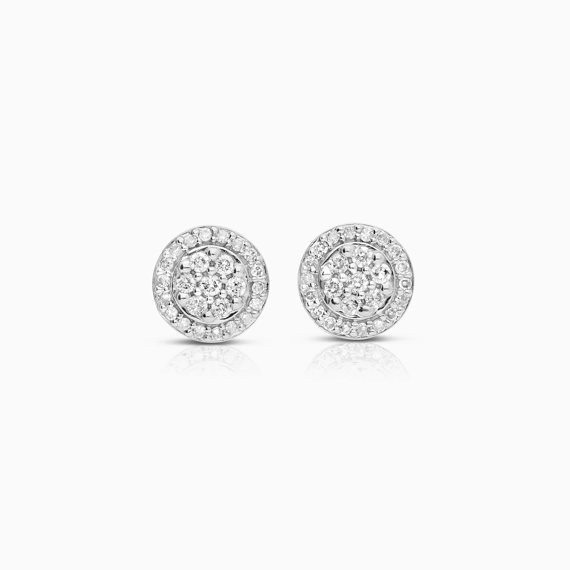 Diamond earrings 0.29ct 18K gold