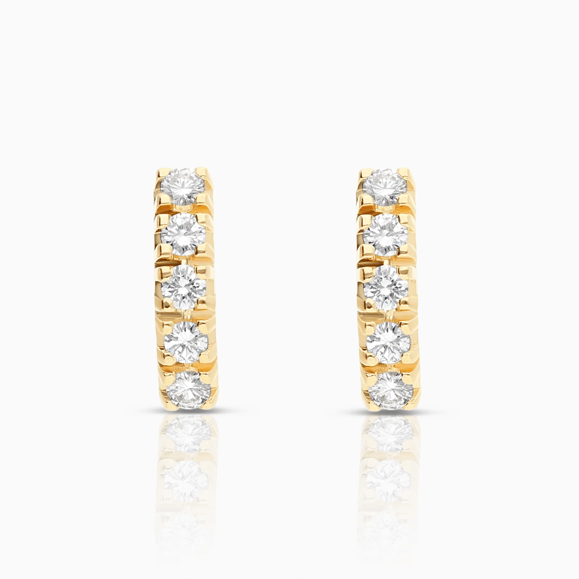 Diamond earrings 0.40ct 18K gold