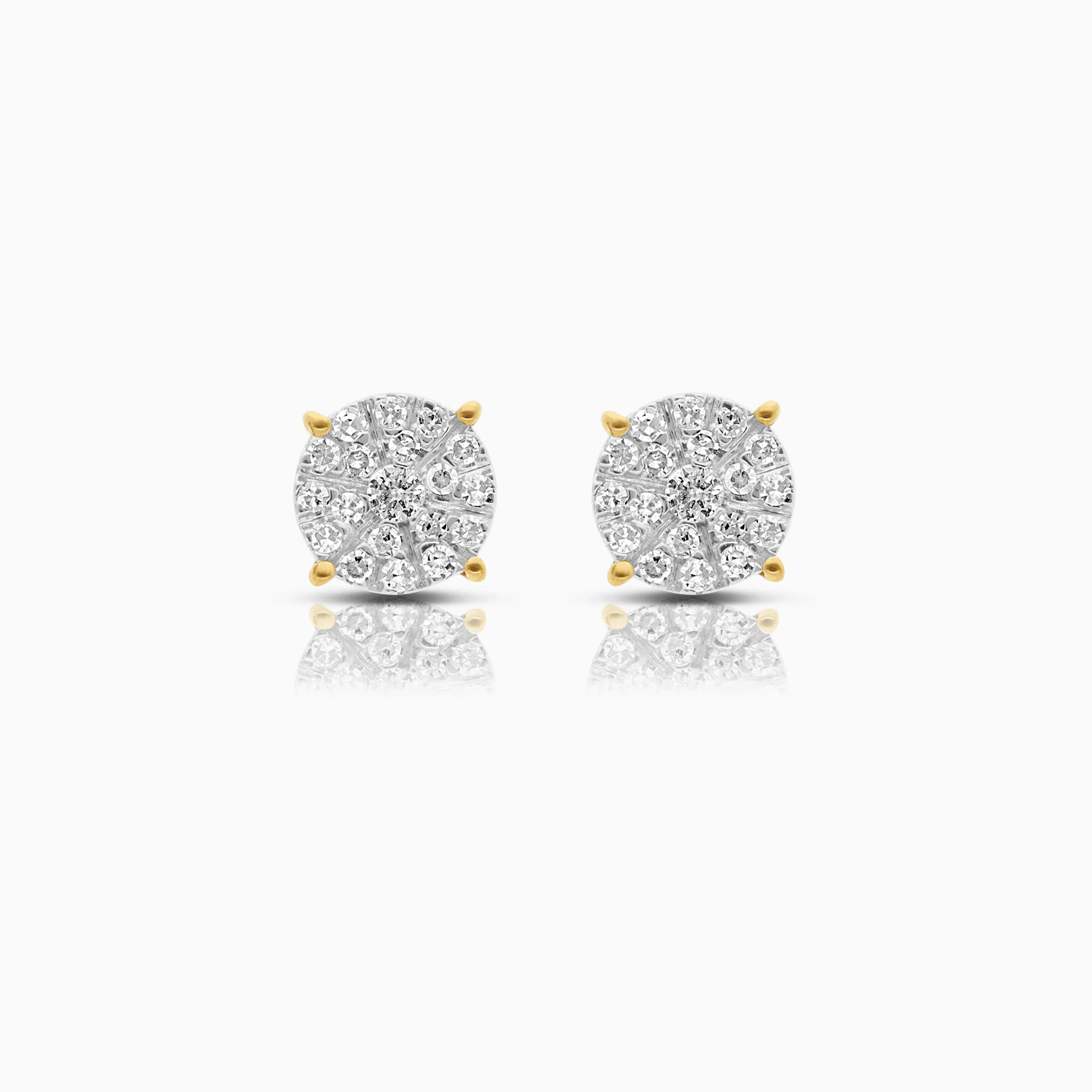 Diamond earrings 0.40ct 18K gold