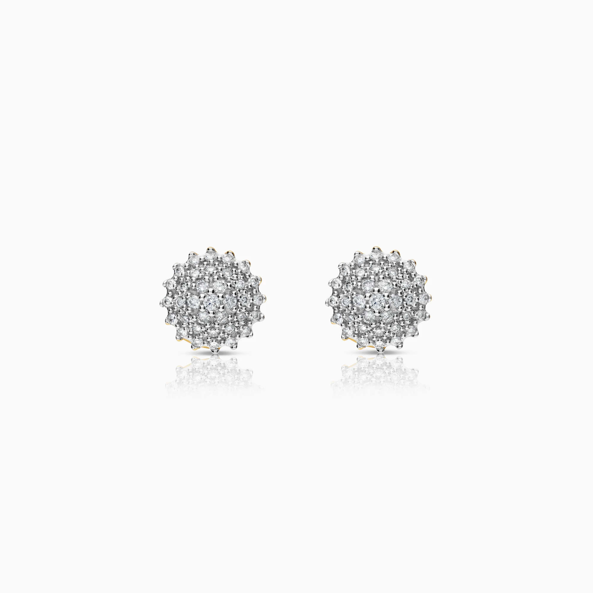 Diamond earrings 0.50ct 18K gold