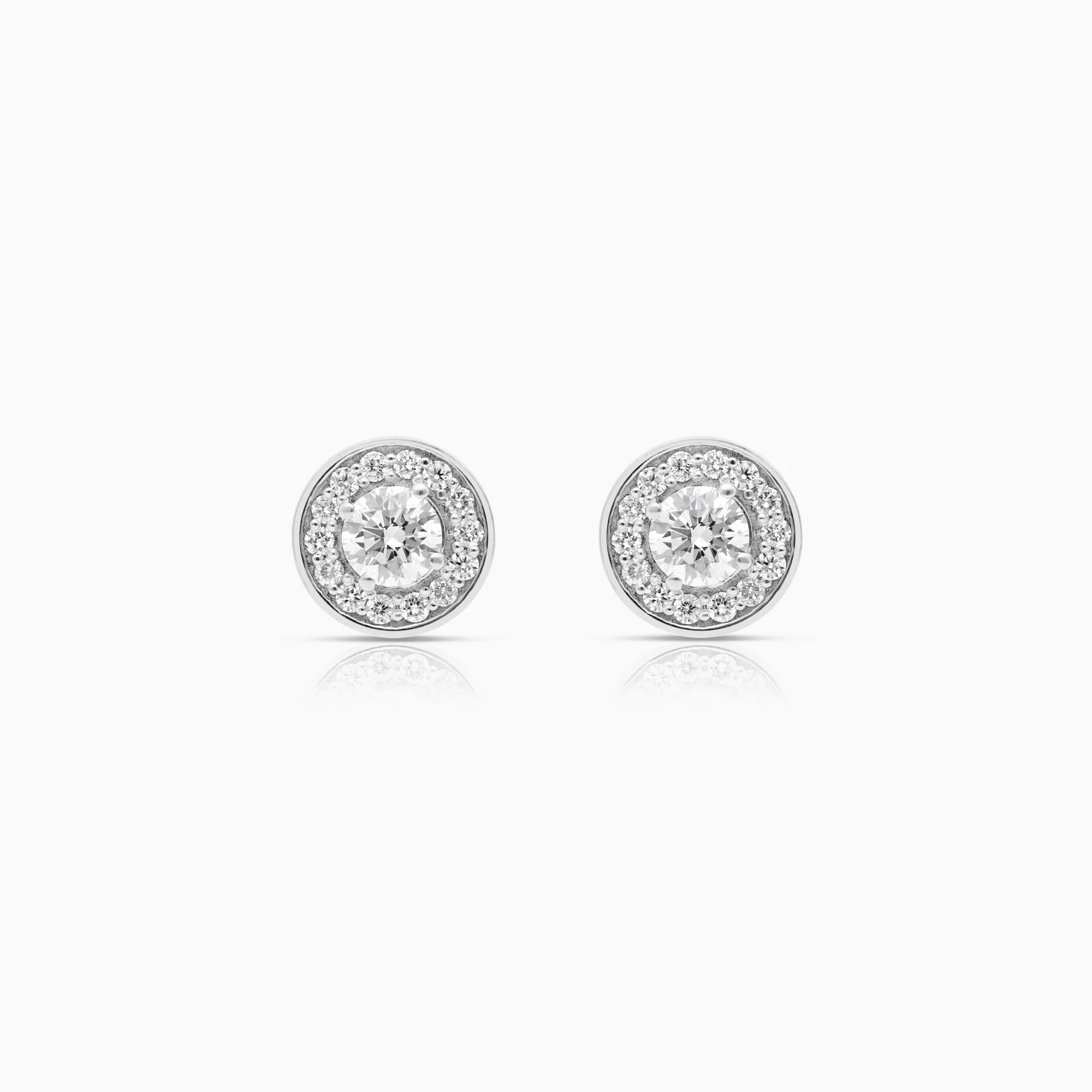 Diamond earrings 1.00ct Platinum