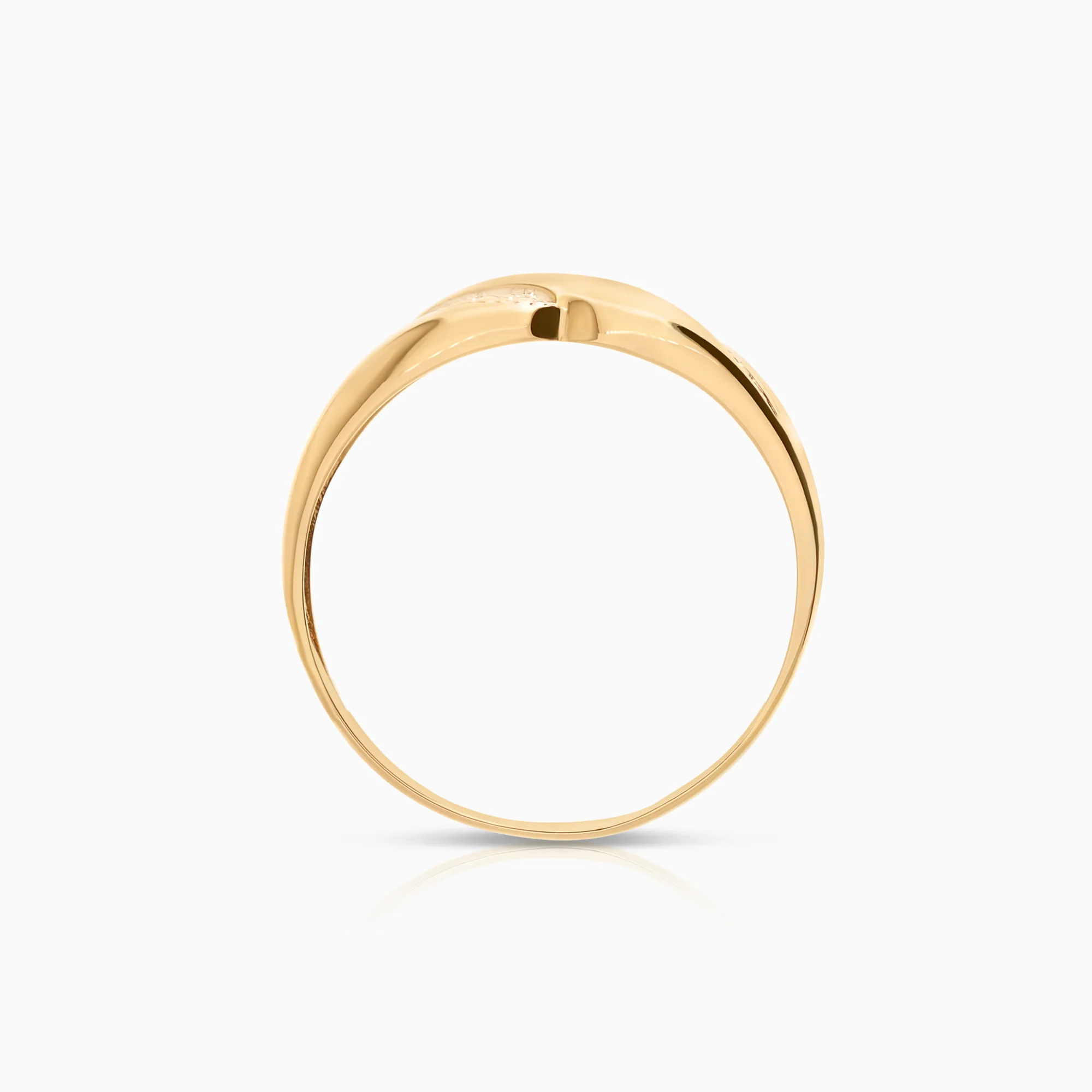 Diamond ring, 0.005 ct, 18K gold. - Image 2