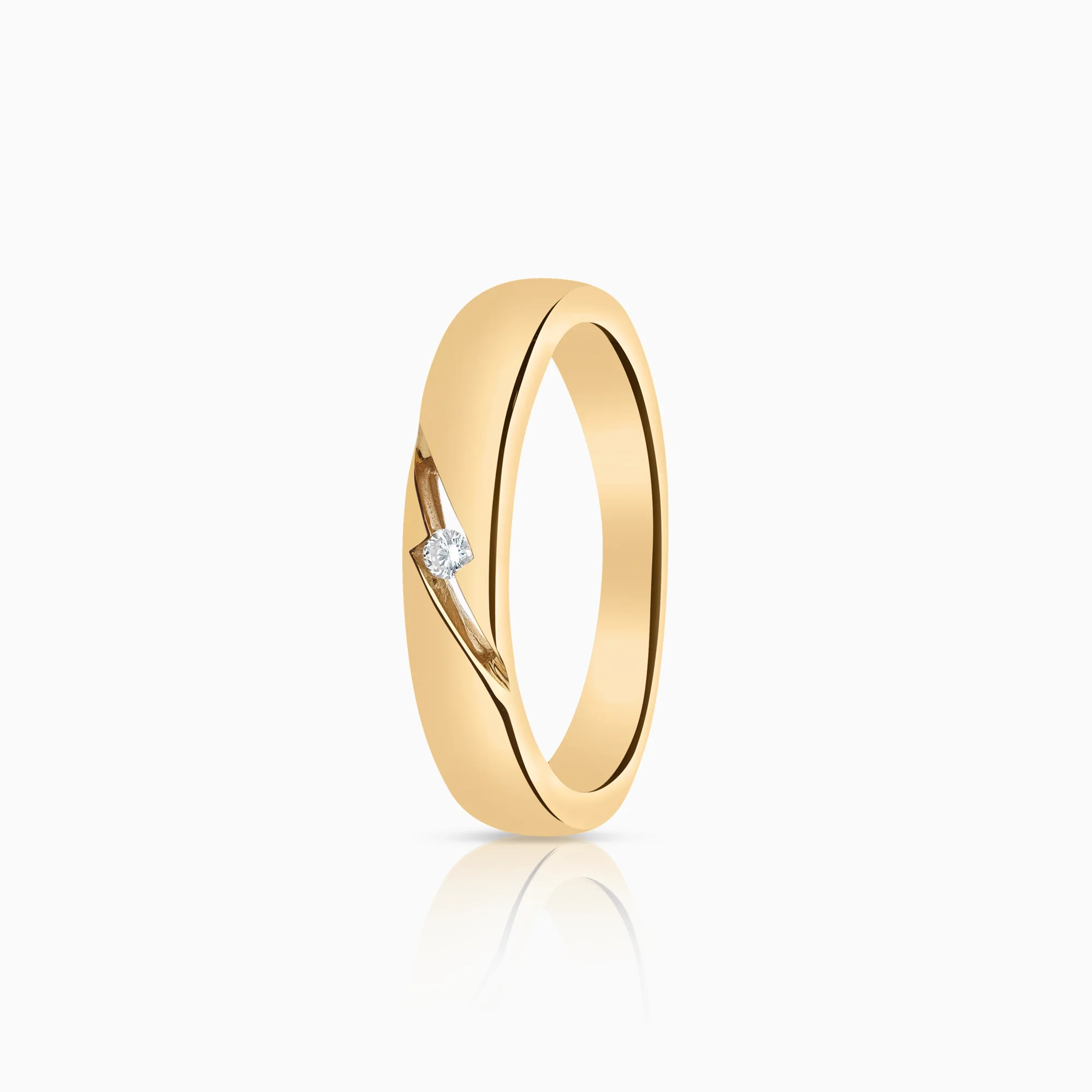 Diamond Ring 0.02ct 18K Gold