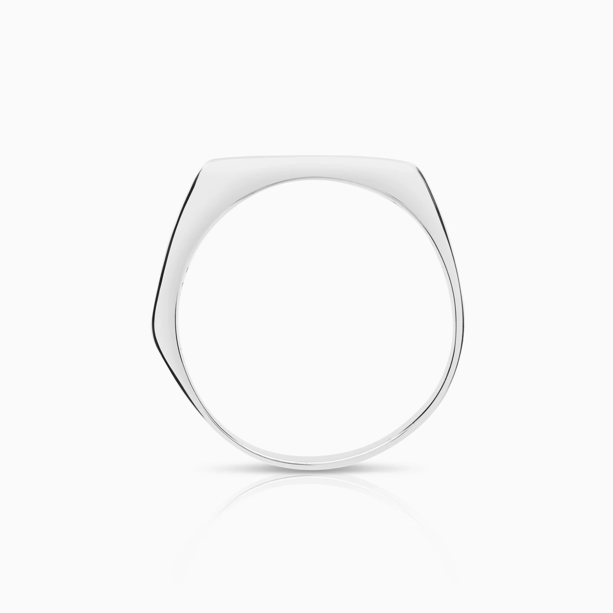 Diamond ring 0.03ct 14K white gold - Image 2