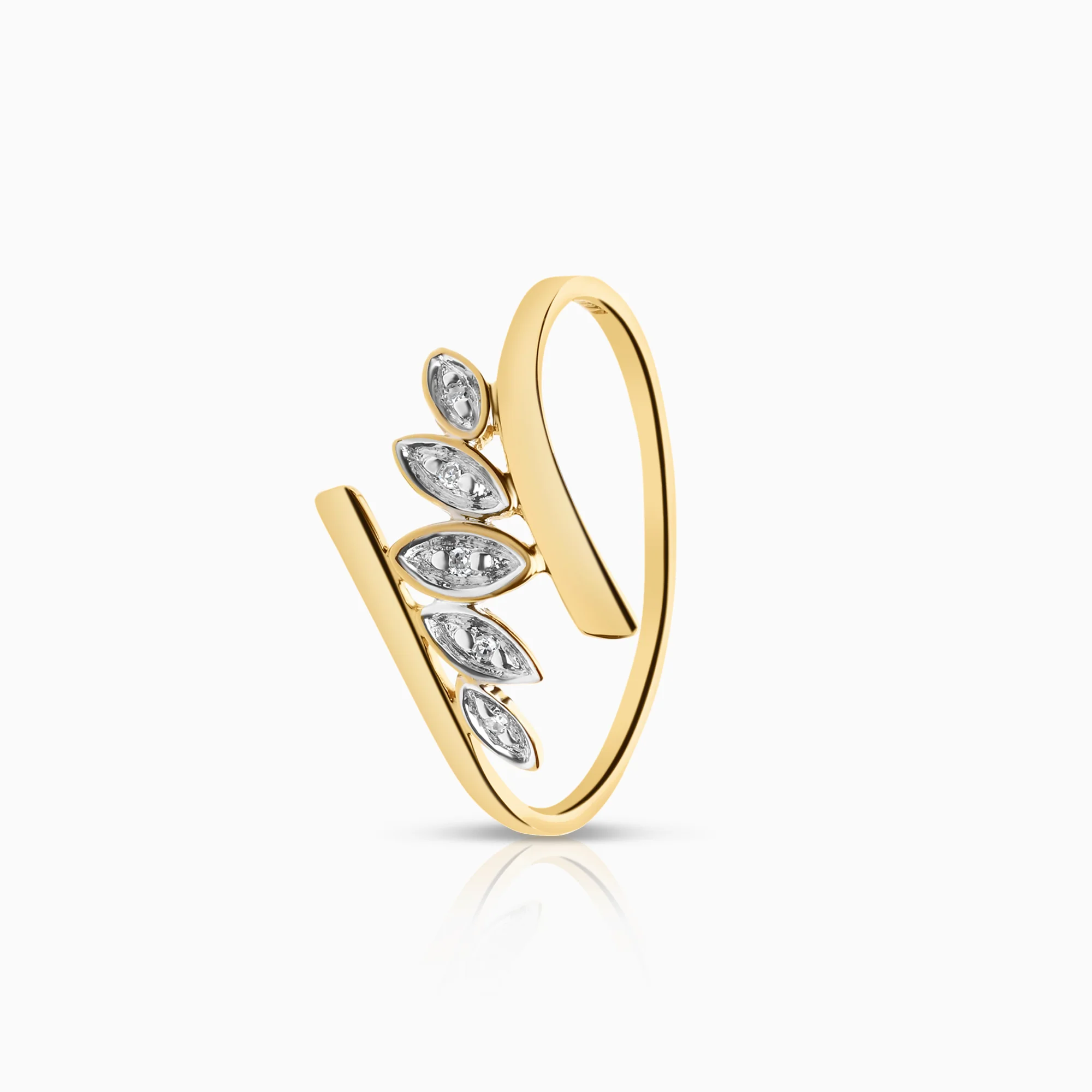 Diamond ring 0.03ct 18K gold