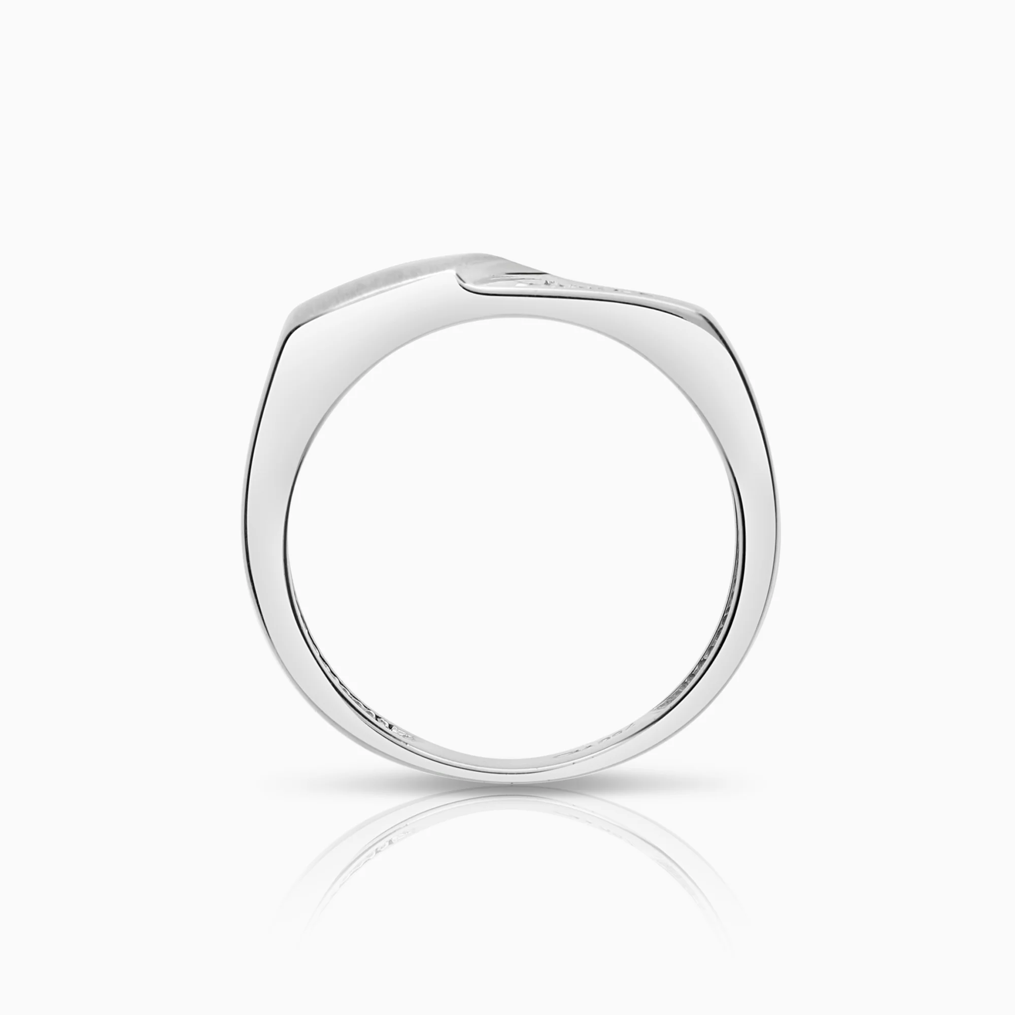 Diamond ring 0.05ct 18K white gold - Image 2