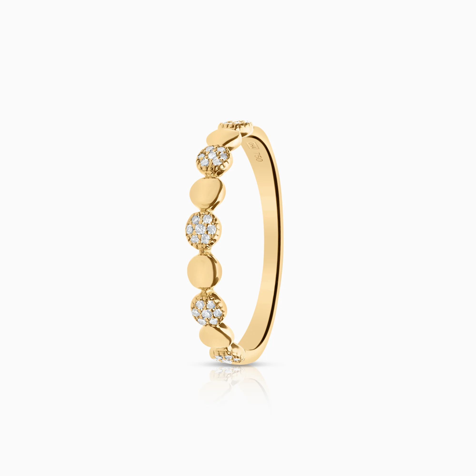 Diamond ring 0.09ct 18K gold