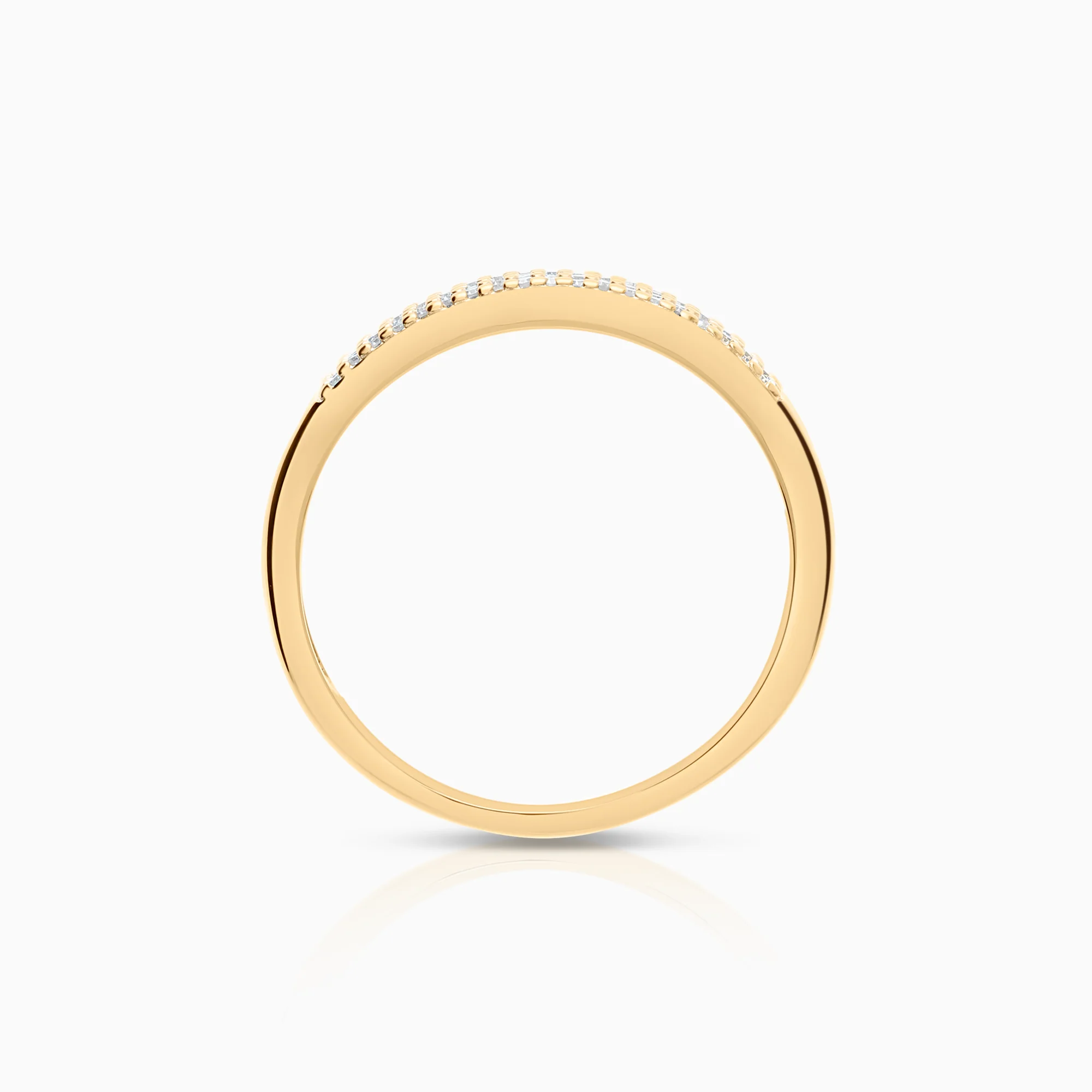 Diamond ring 0.20ct 18K gold - Image 2