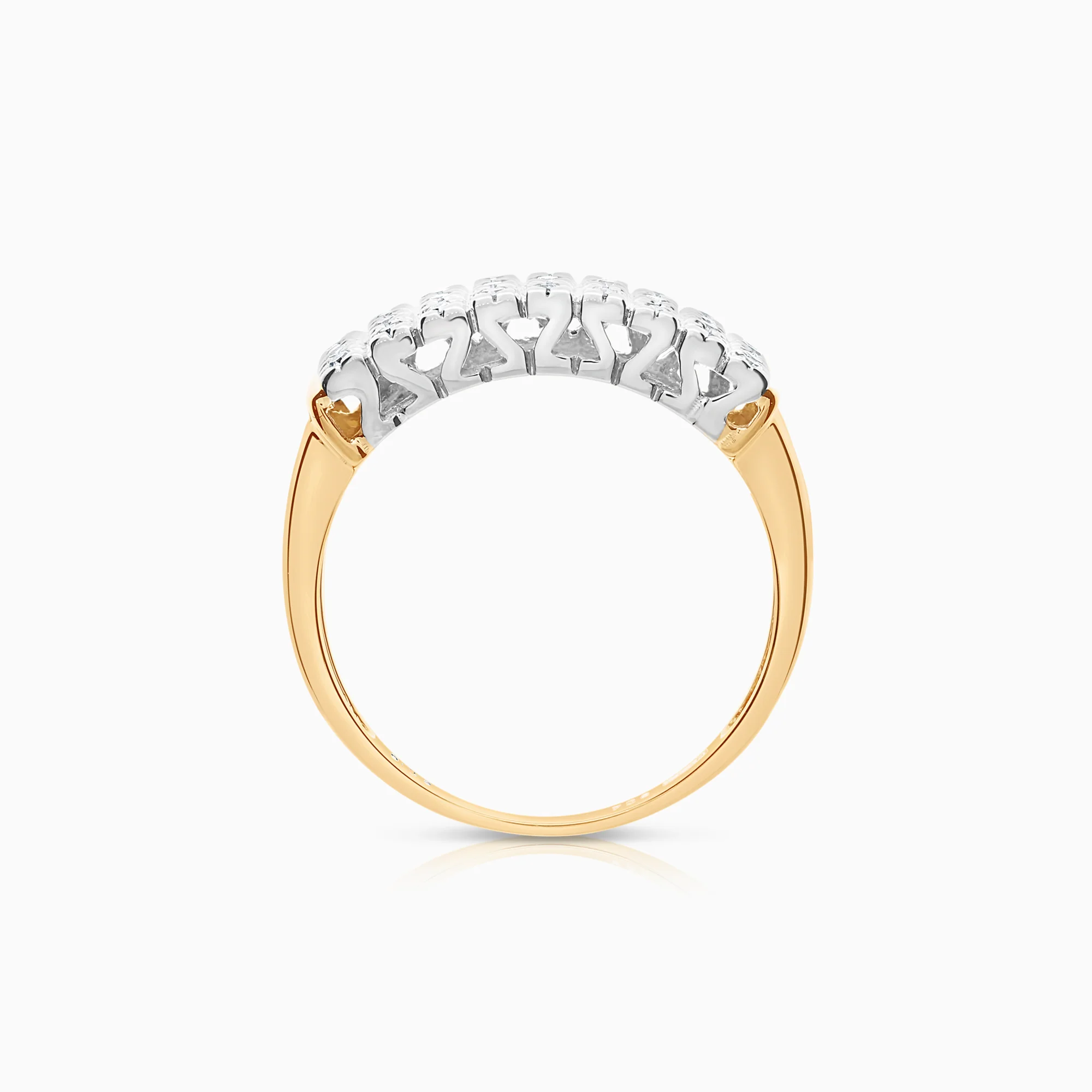 Diamond ring 0.23ct 18K gold - Image 2