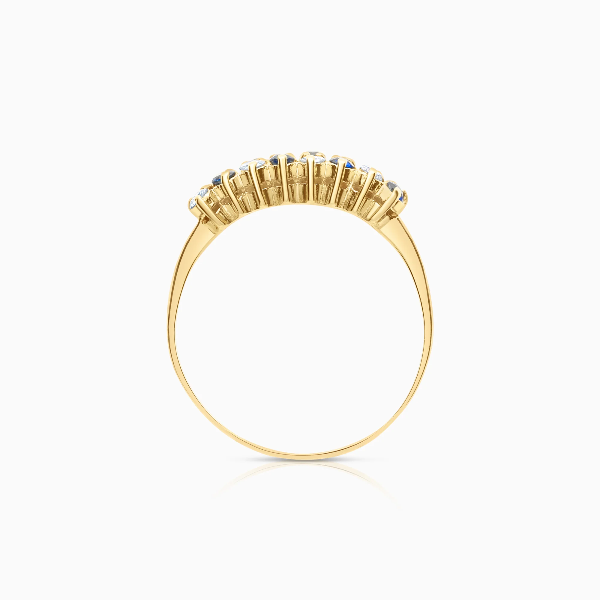 Diamond ring 0.24ct 18K yellow gold - Image 2