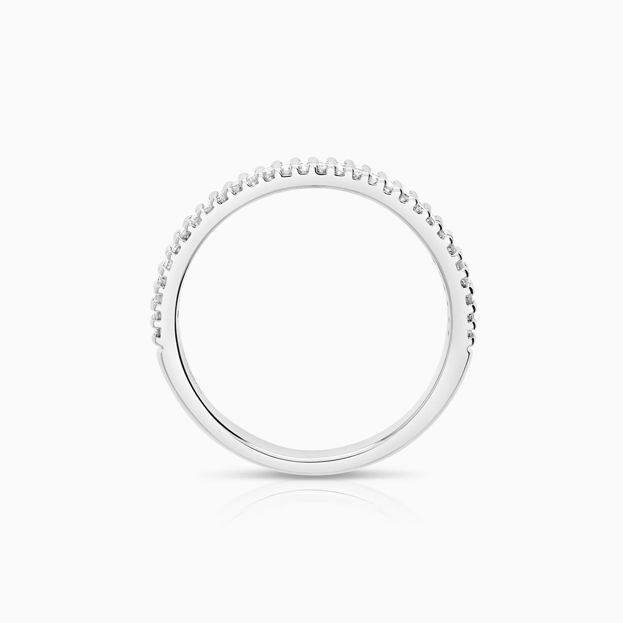 Diamond ring 0.27ct 18K white gold - Image 2