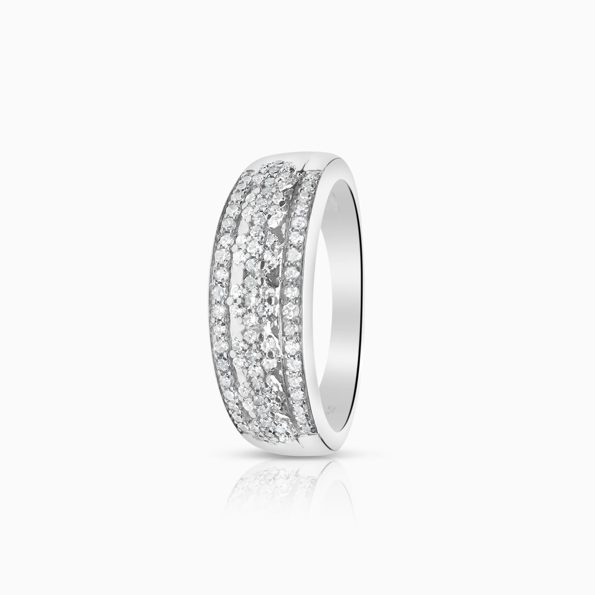 Diamond ring 0.29ct 18K white gold