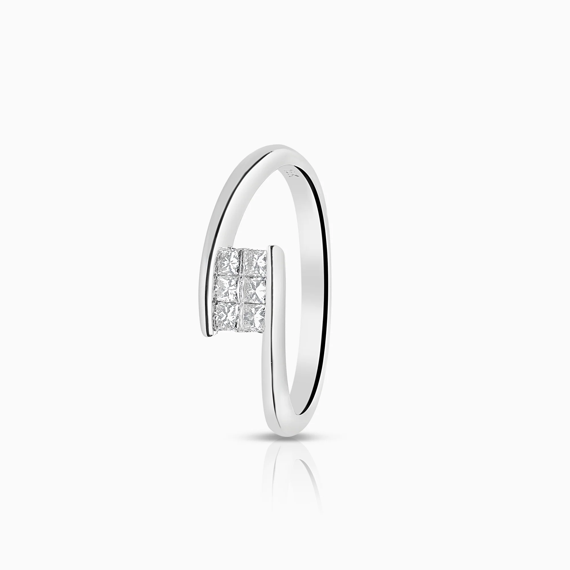 Diamond ring 0.30ct 18K white gold