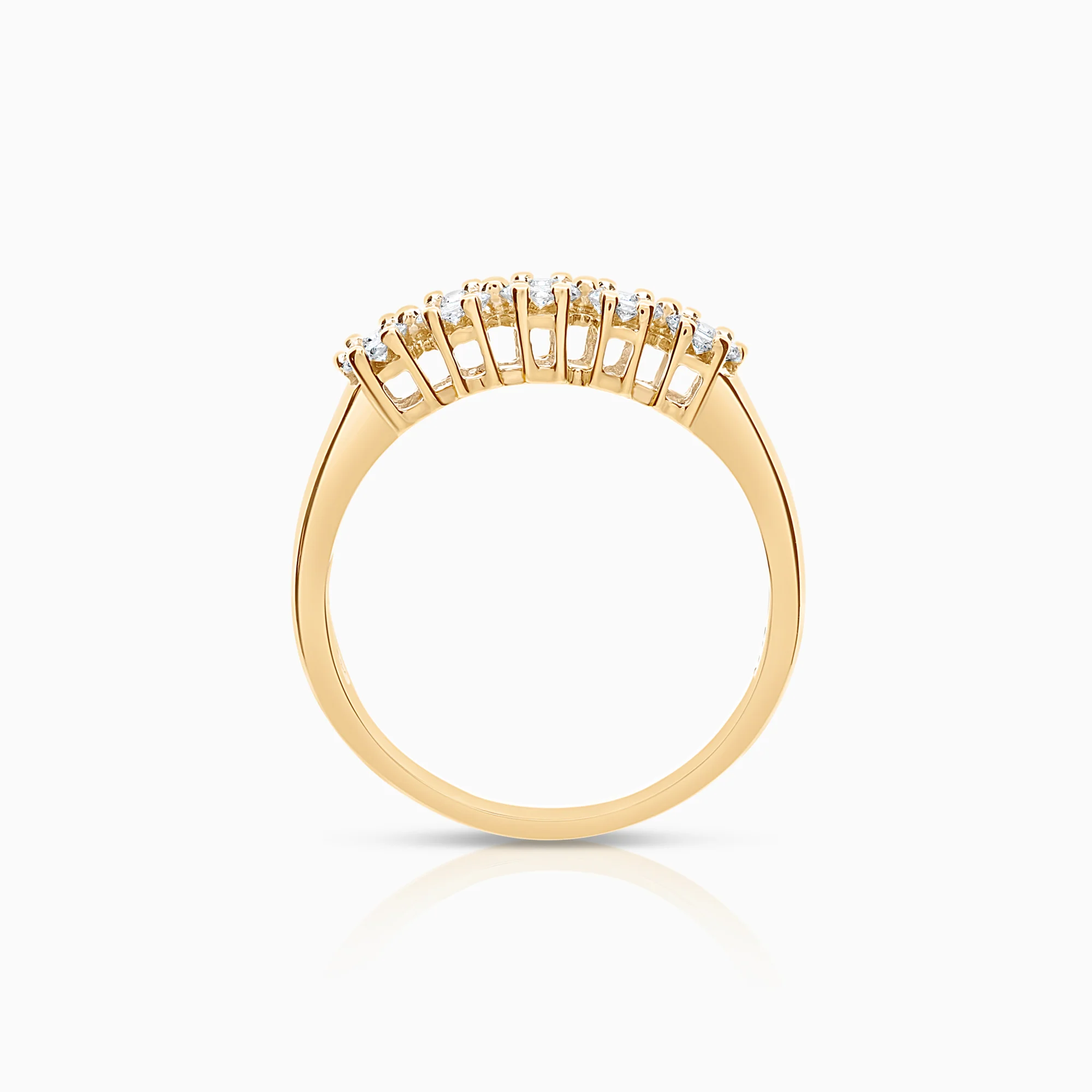 Diamond ring 0.34ct 18K gold - Image 2