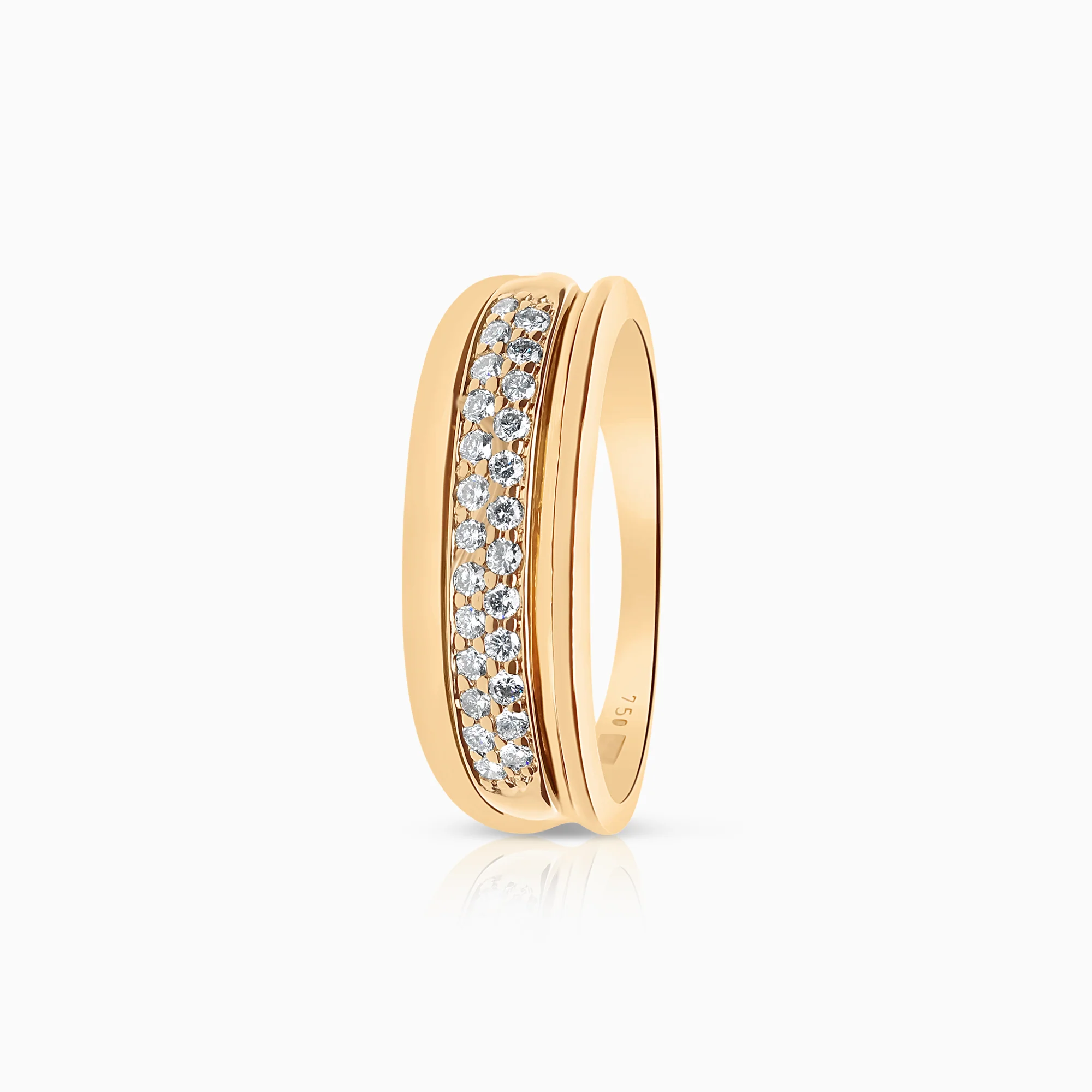 Diamond ring 0.35ct 18K gold