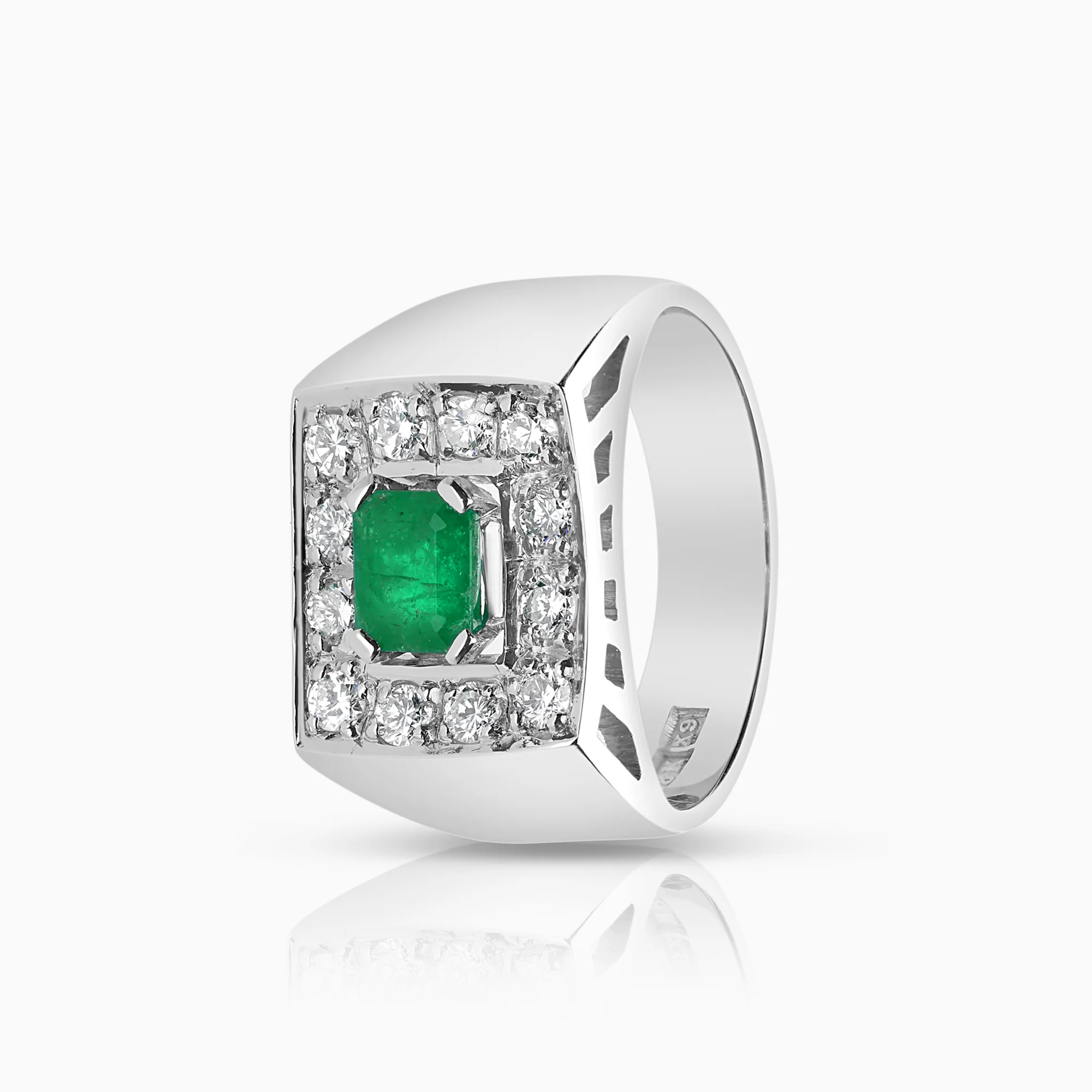 Diamond ring 0.36ct 18K white gold