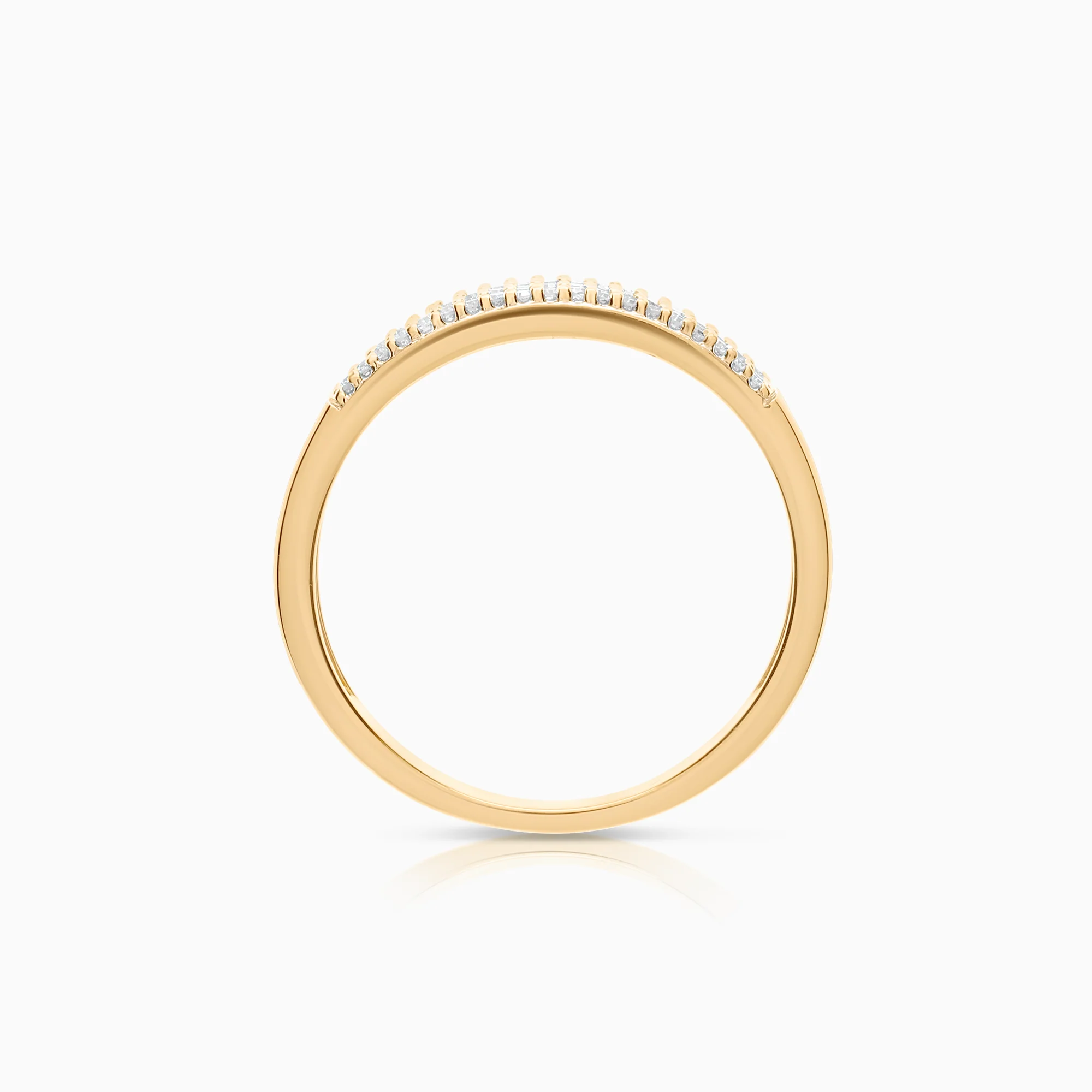 Diamond ring 0.38ct 18K gold - Image 2