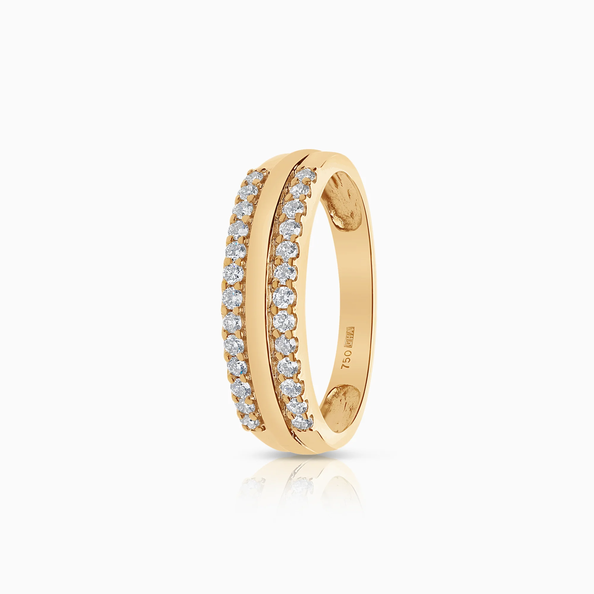 Diamond ring 0.39ct 18K gold