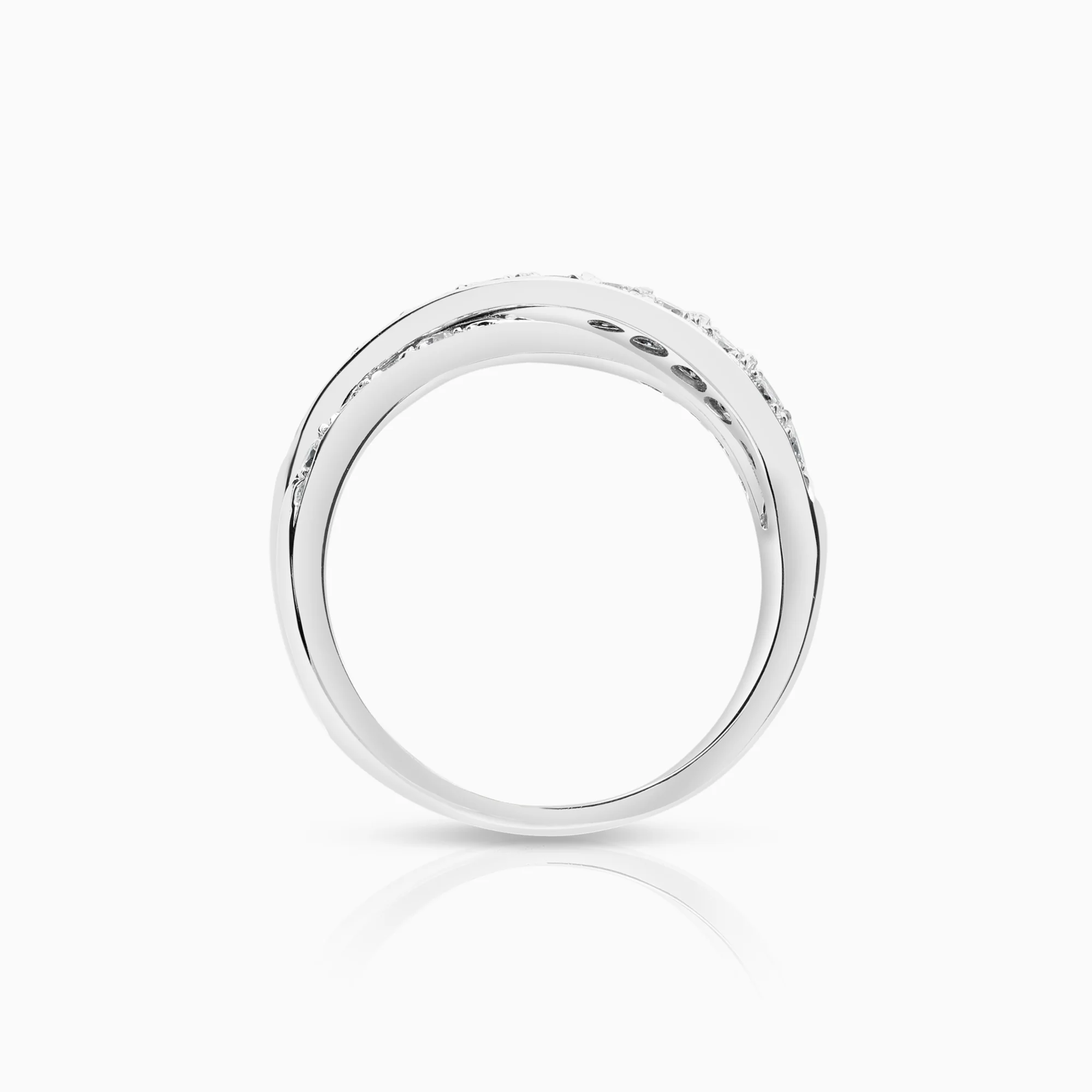 Diamond ring 0.40ct 18K white gold - Image 2