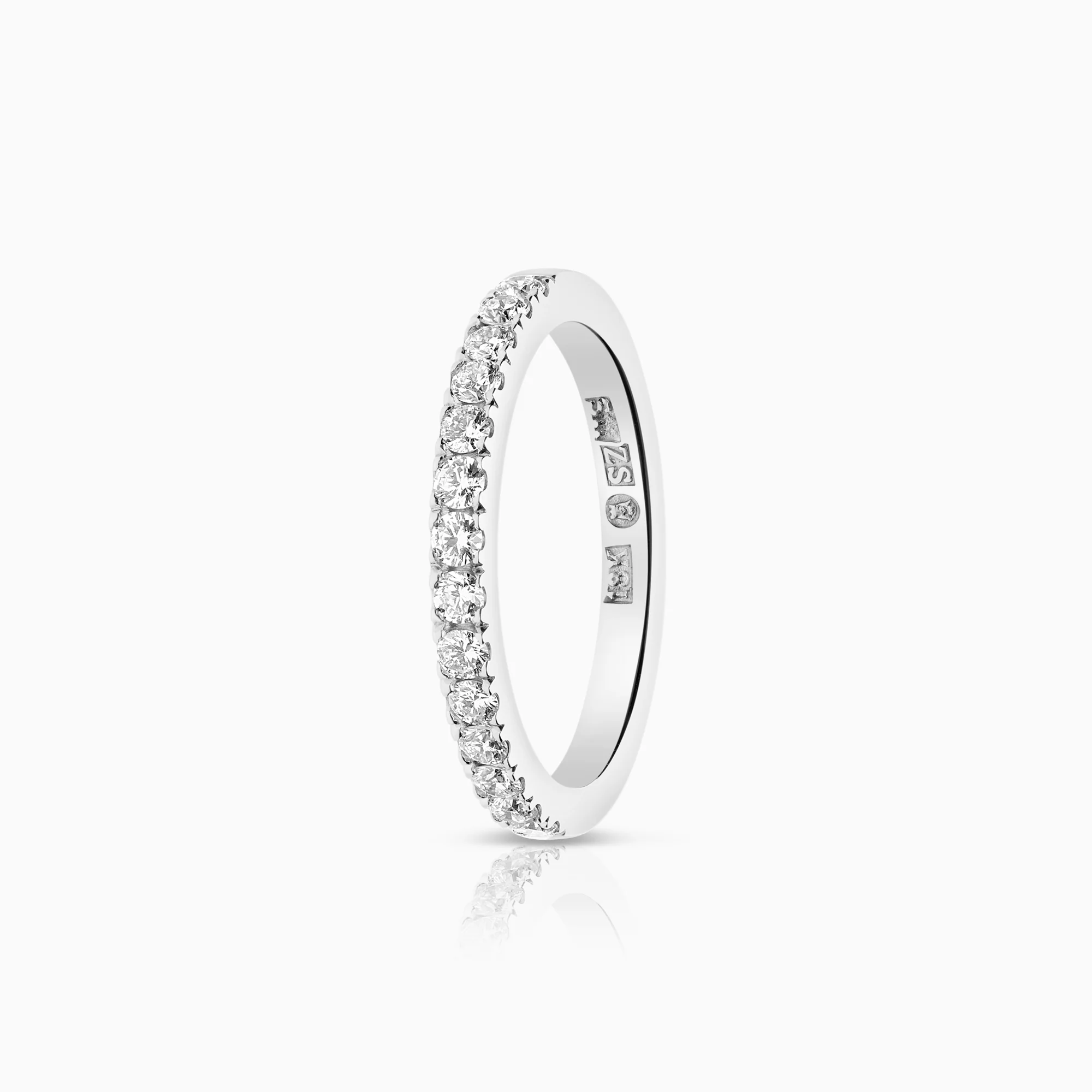 Diamond Ring 0.42ct 18K White Gold