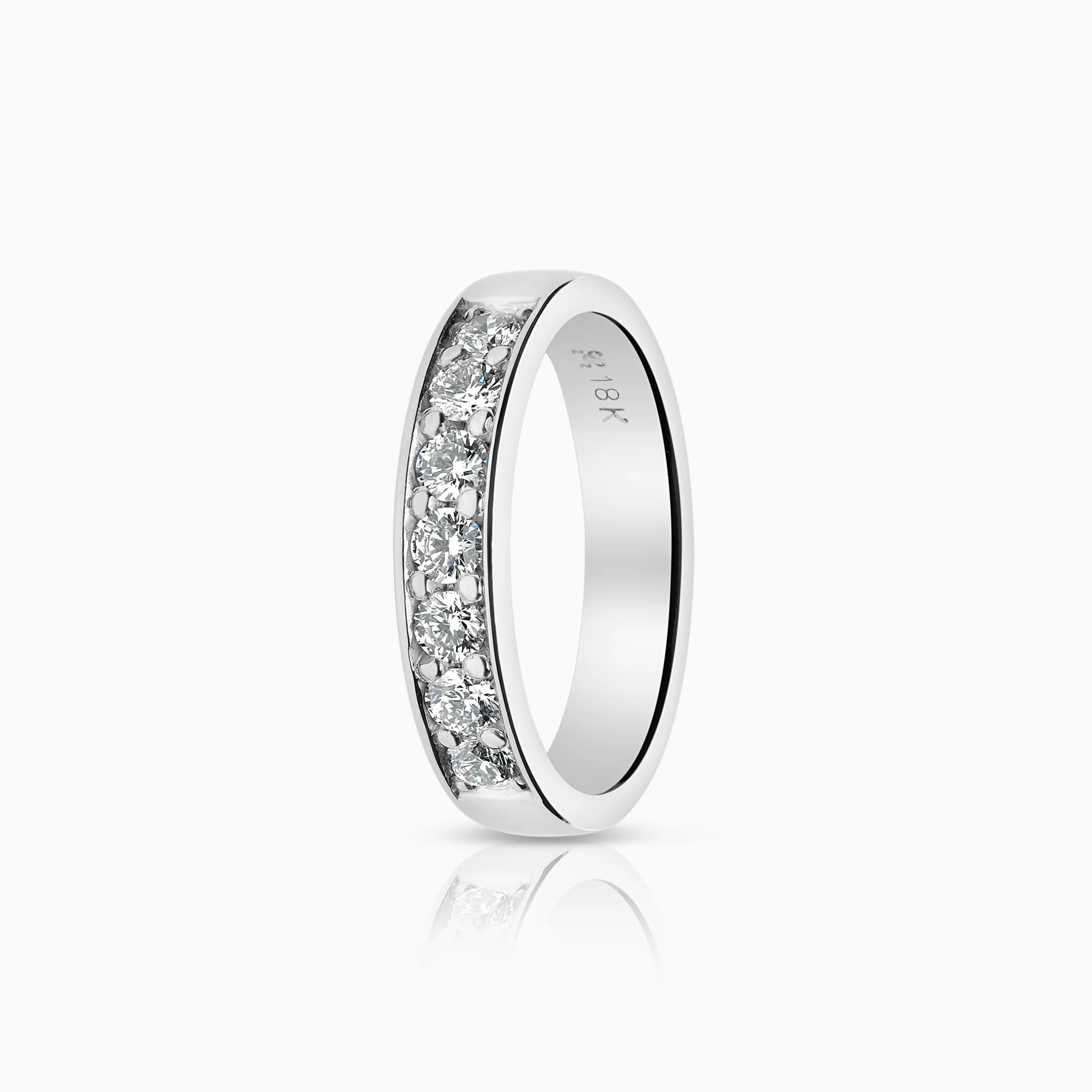 Diamond Ring 0.42ct 18K White Gold