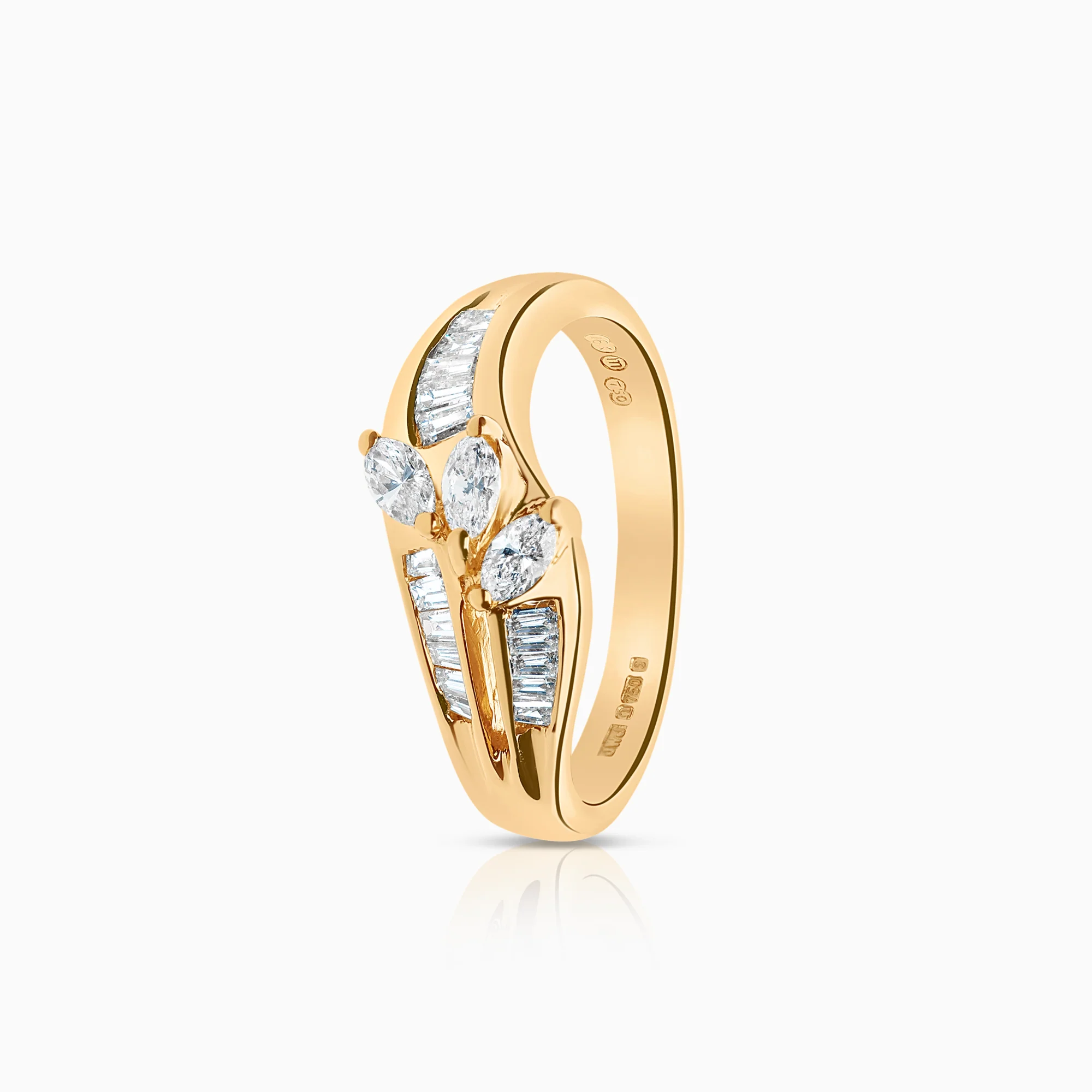 Diamond ring 0.45ct 18K gold