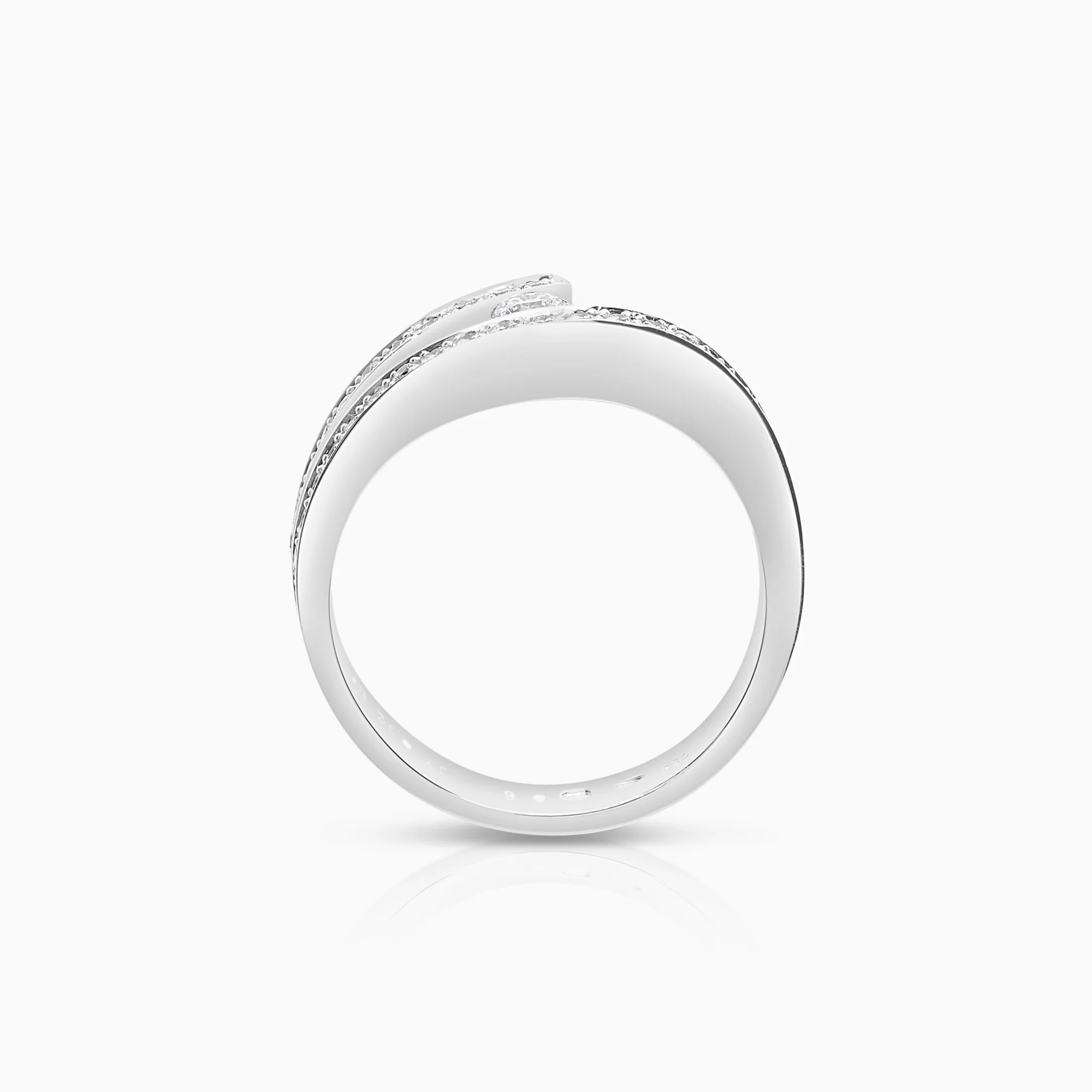 Diamond ring 0.45ct 18K white gold - Image 2