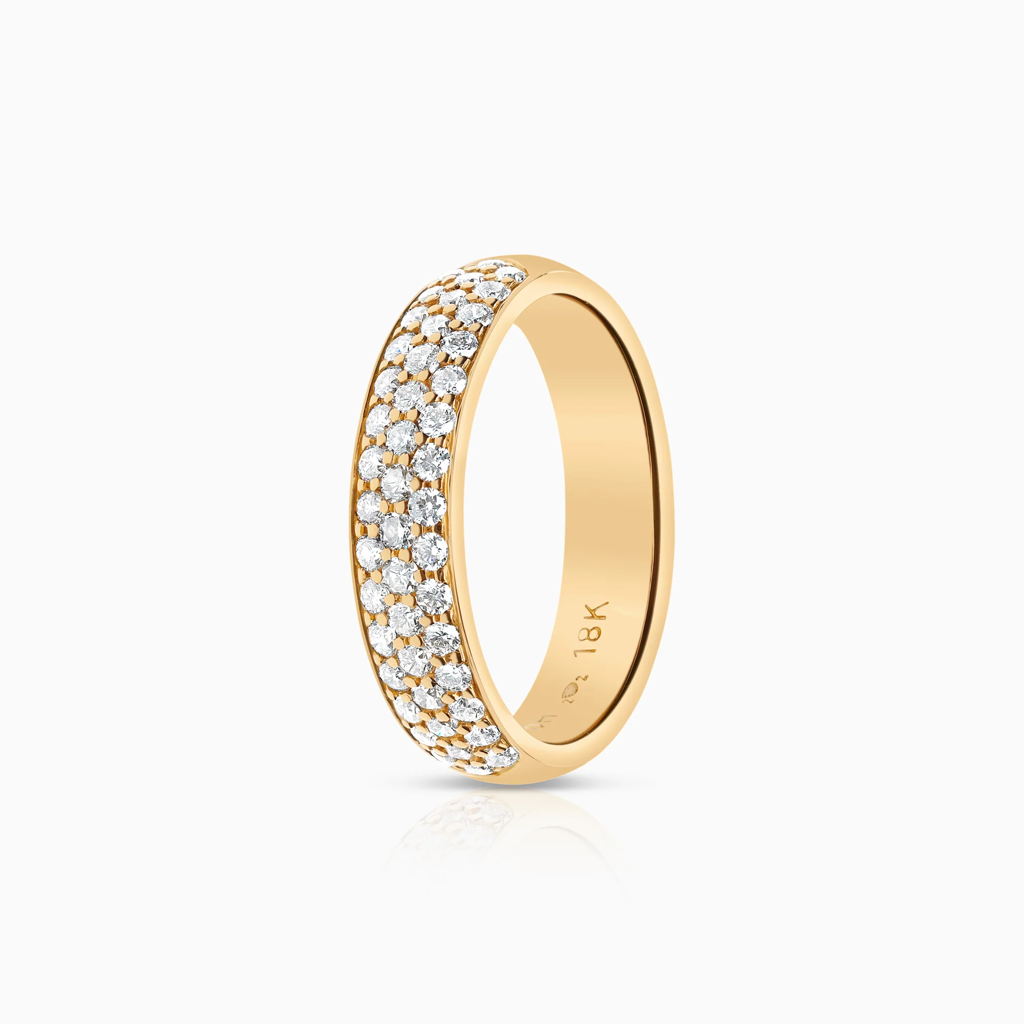 Diamond ring 0.46ct 18K gold