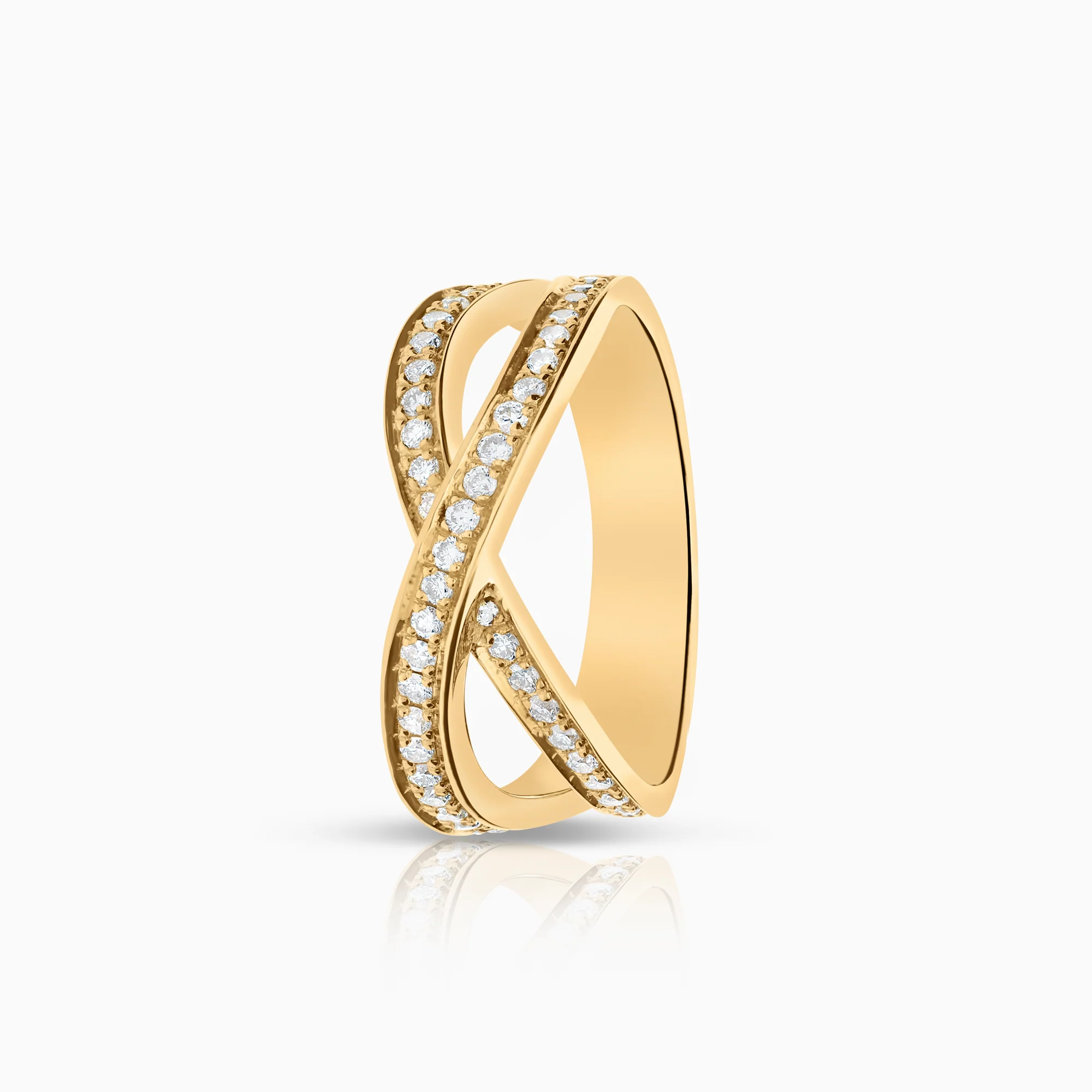 Diamond ring 0.49ct 18K gold