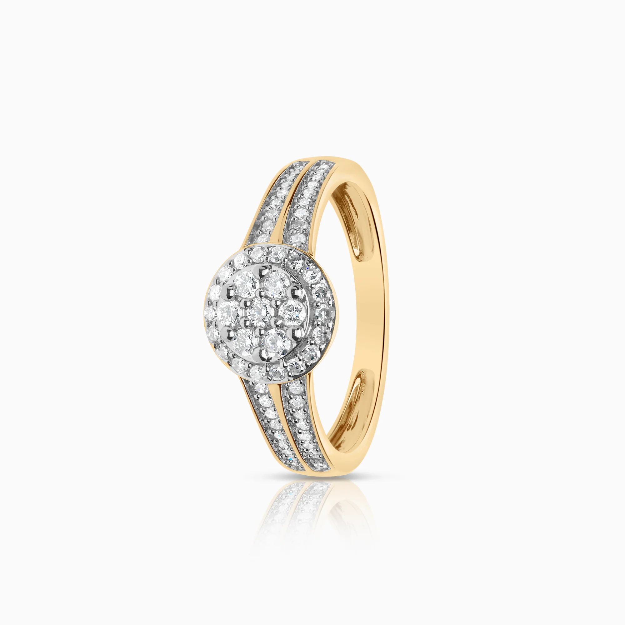 Diamond ring 0.50ct 18K gold