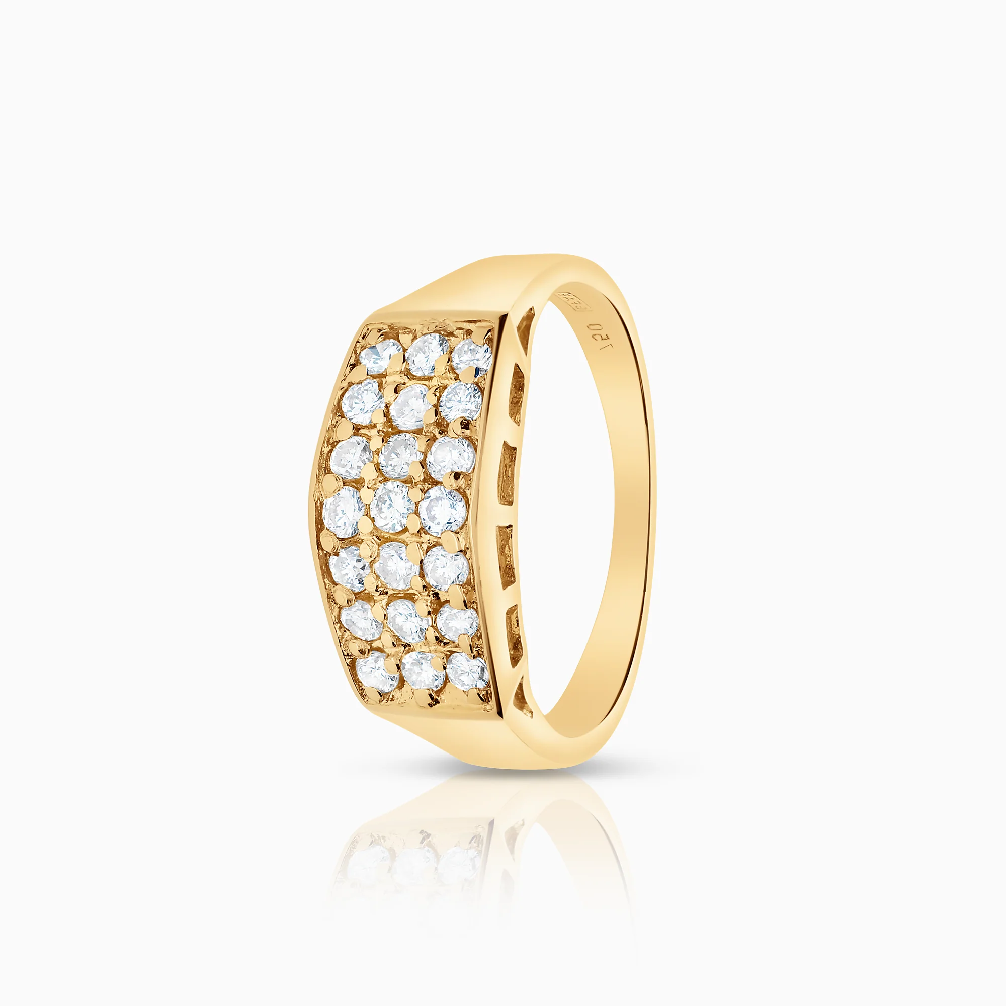 Diamond ring 0.50ct 18K gold