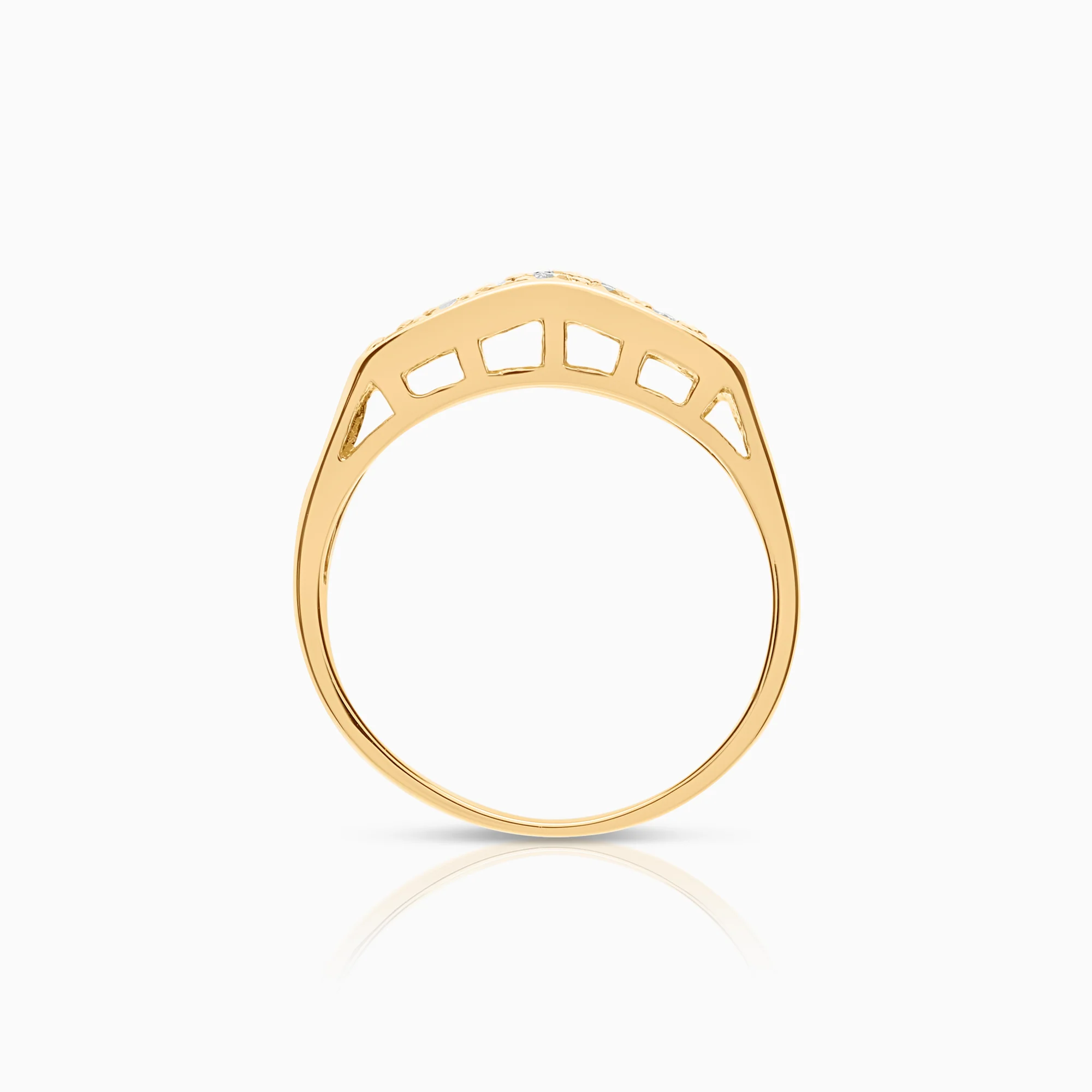 Diamond ring 0.50ct 18K gold - Image 2
