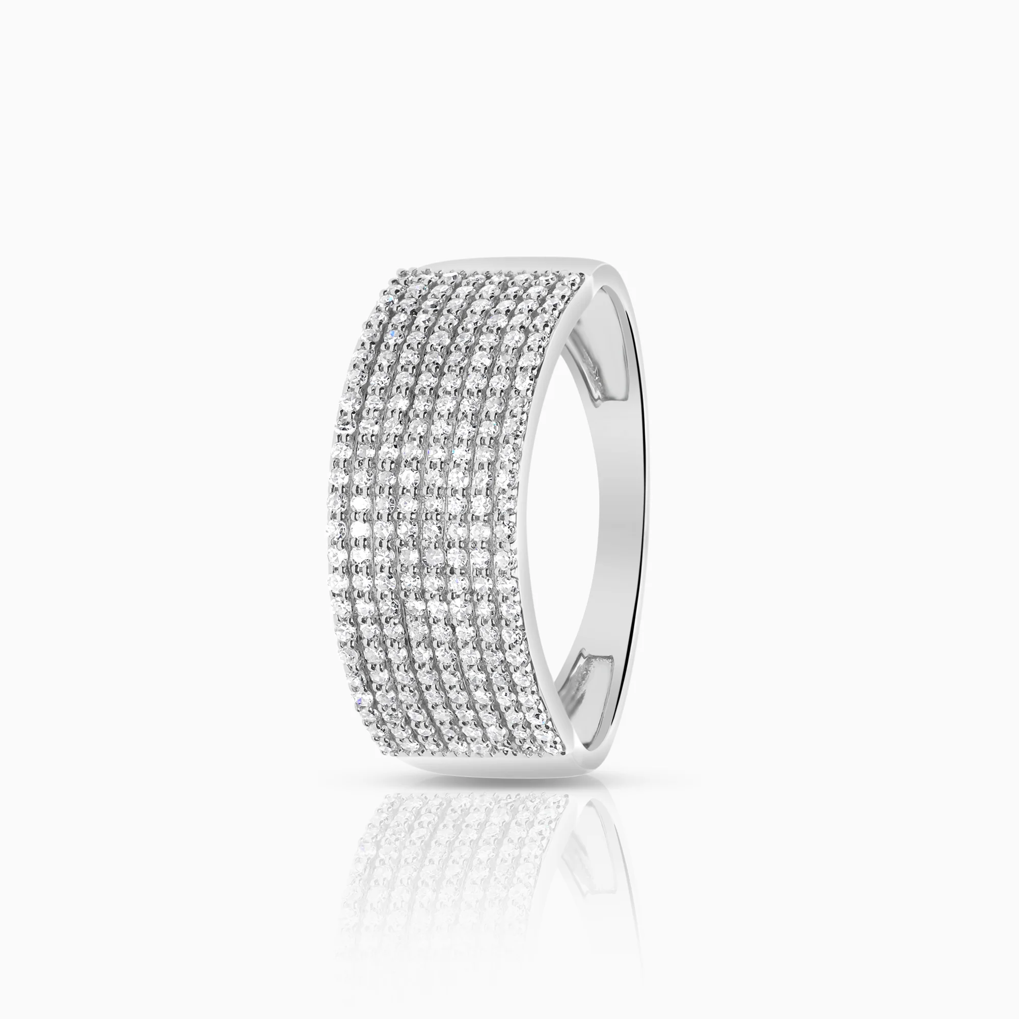 Diamond ring 0.50ct 18K white gold