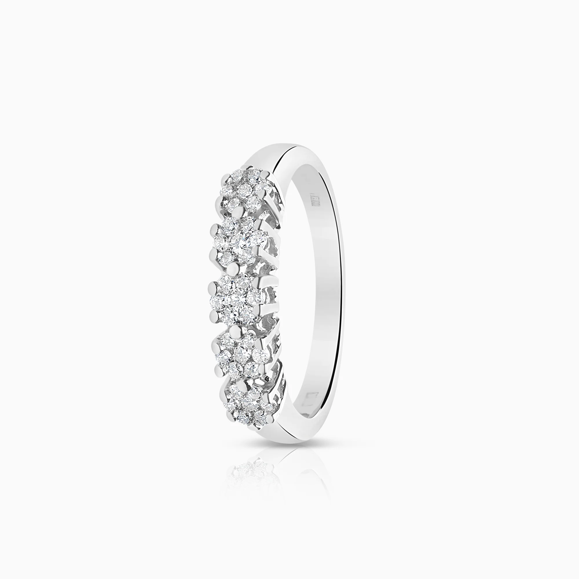 Diamond ring 0.63ct 18K white gold